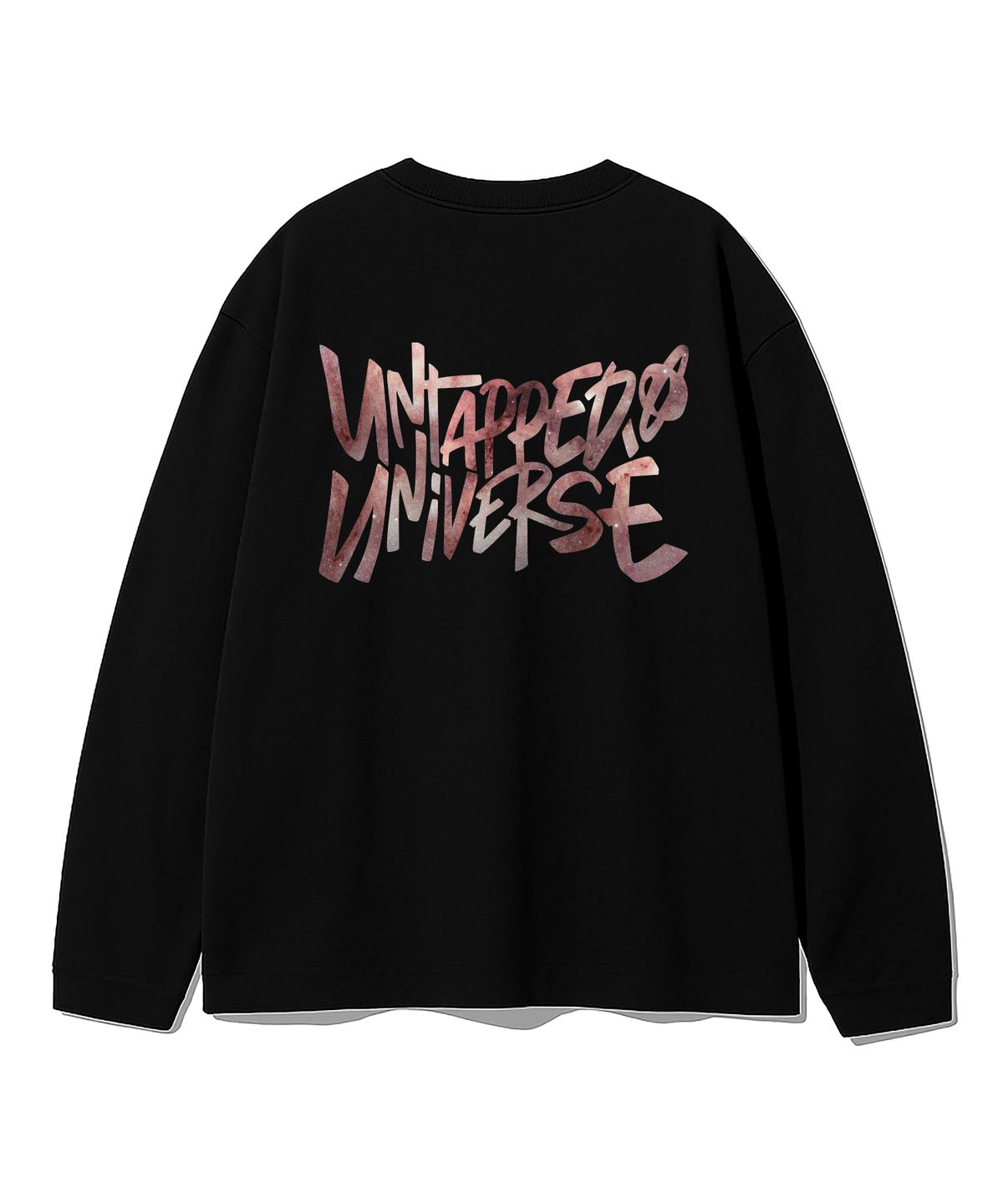 언탭트 스튜디오(UNTAPPED STUDIO) 유니버스 스페이스 아트웍 오버핏 긴팔 티셔츠 8Color