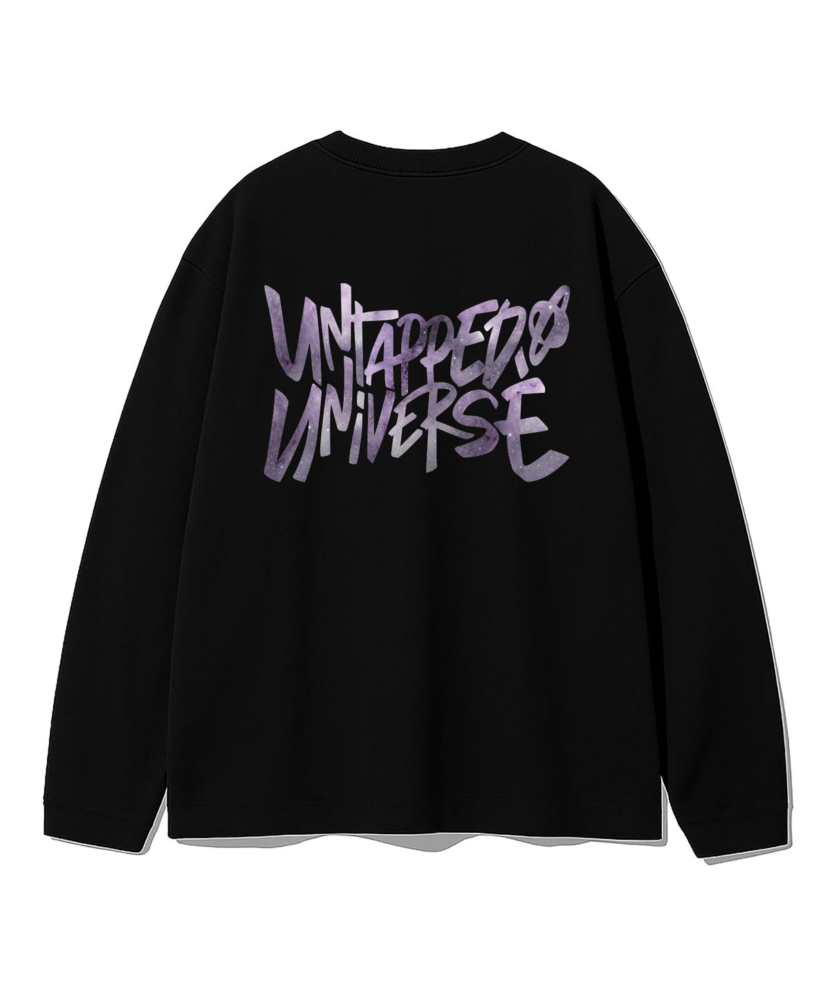 언탭트 스튜디오(UNTAPPED STUDIO) 유니버스 스페이스 아트웍 오버핏 긴팔 티셔츠 8Color