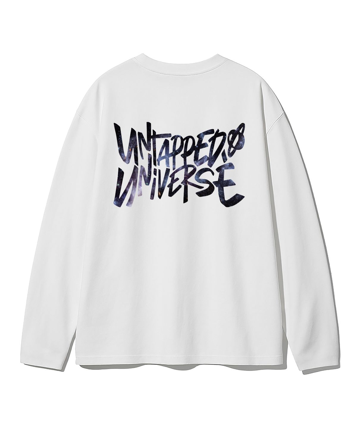언탭트 스튜디오(UNTAPPED STUDIO) 유니버스 스페이스 아트웍 오버핏 긴팔 티셔츠 8Color