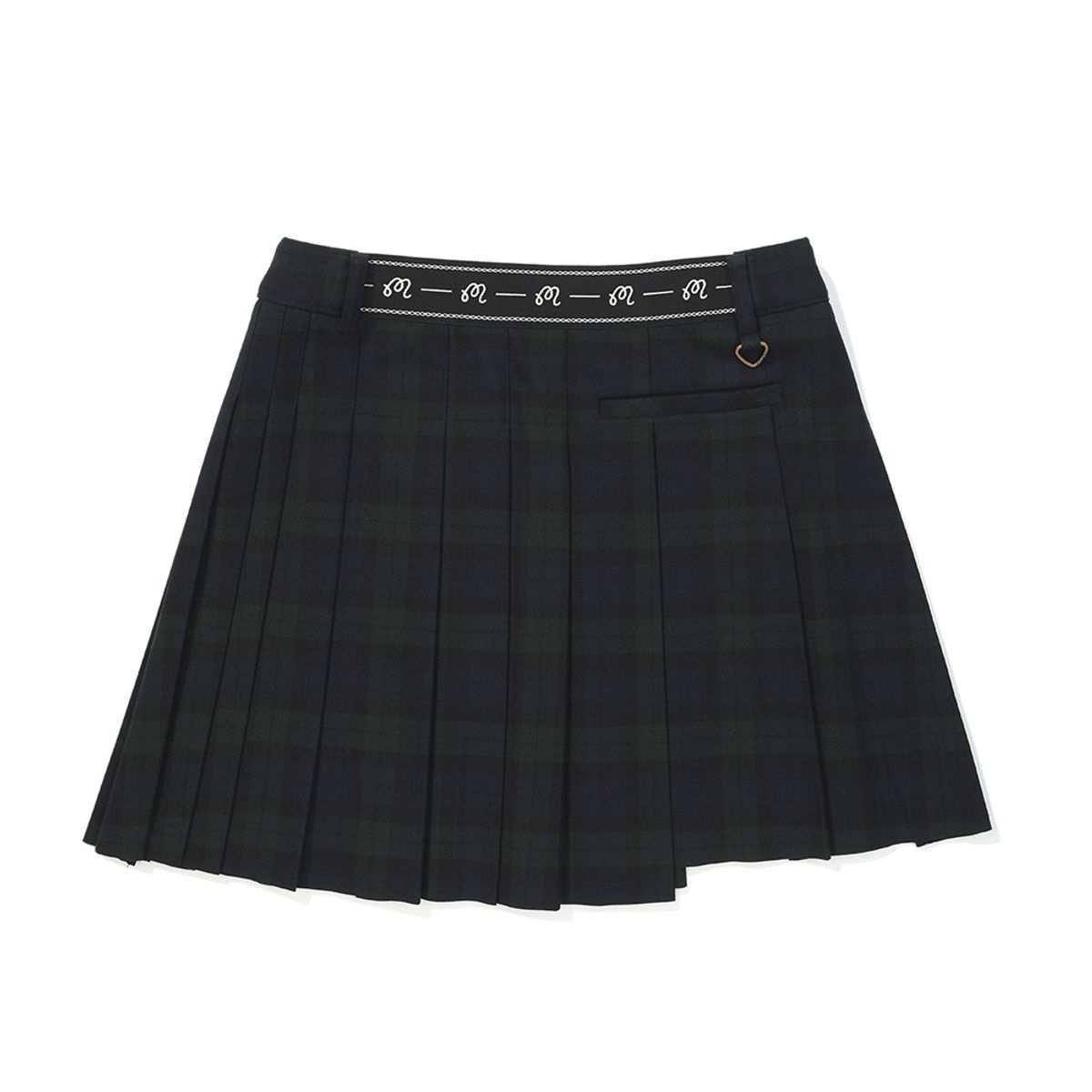 말본 골프(MALBON GOLF) 여성 TR 언발란스 플리츠 스커트 MULTI (WOMAN)