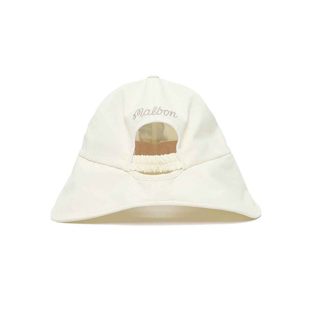말본 골프(MALBON GOLF) 말본 와이드챙 버킷캡 IVORY (WOMAN)