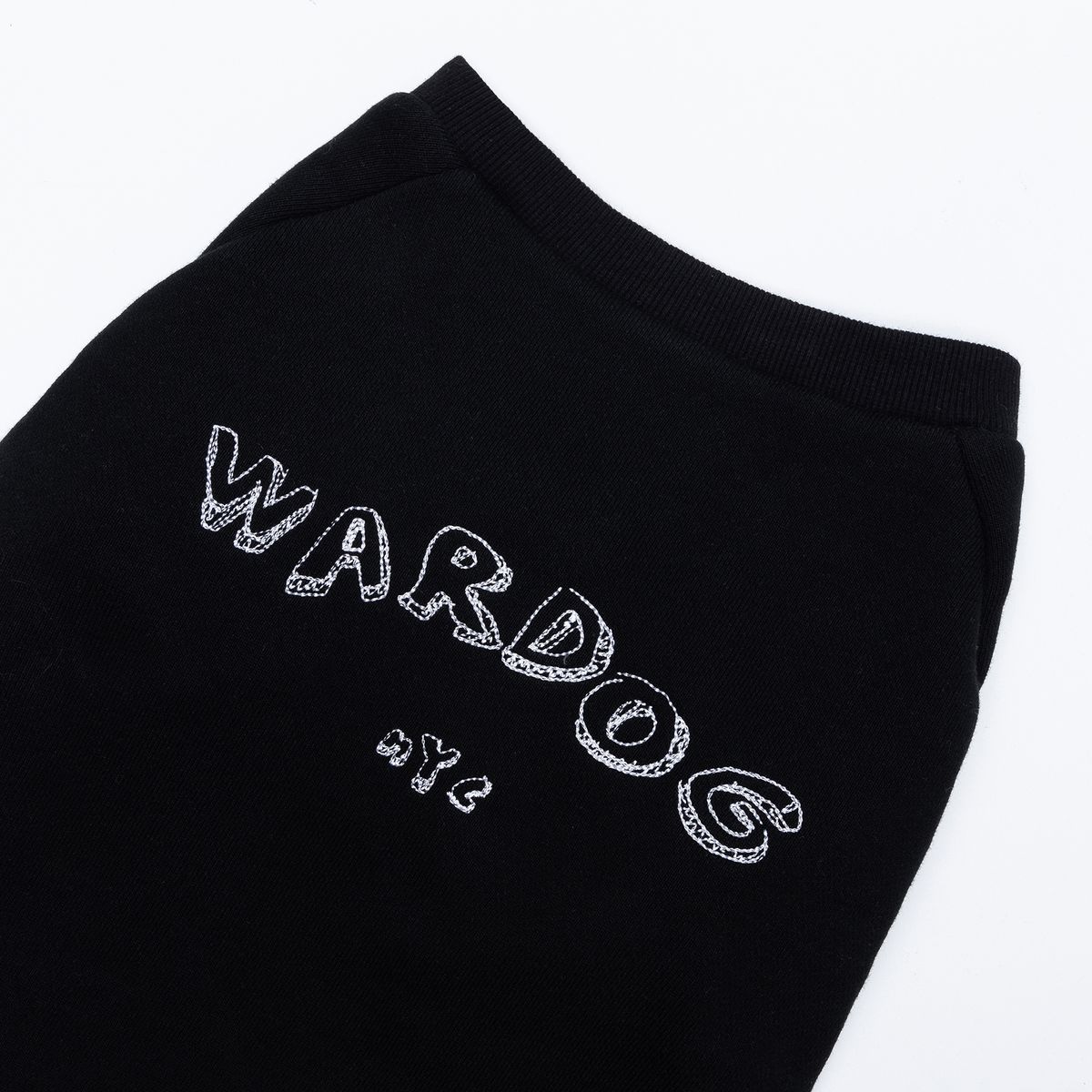 워독(WARDOG) NYC로고 스웻셔츠 펫 - 블랙