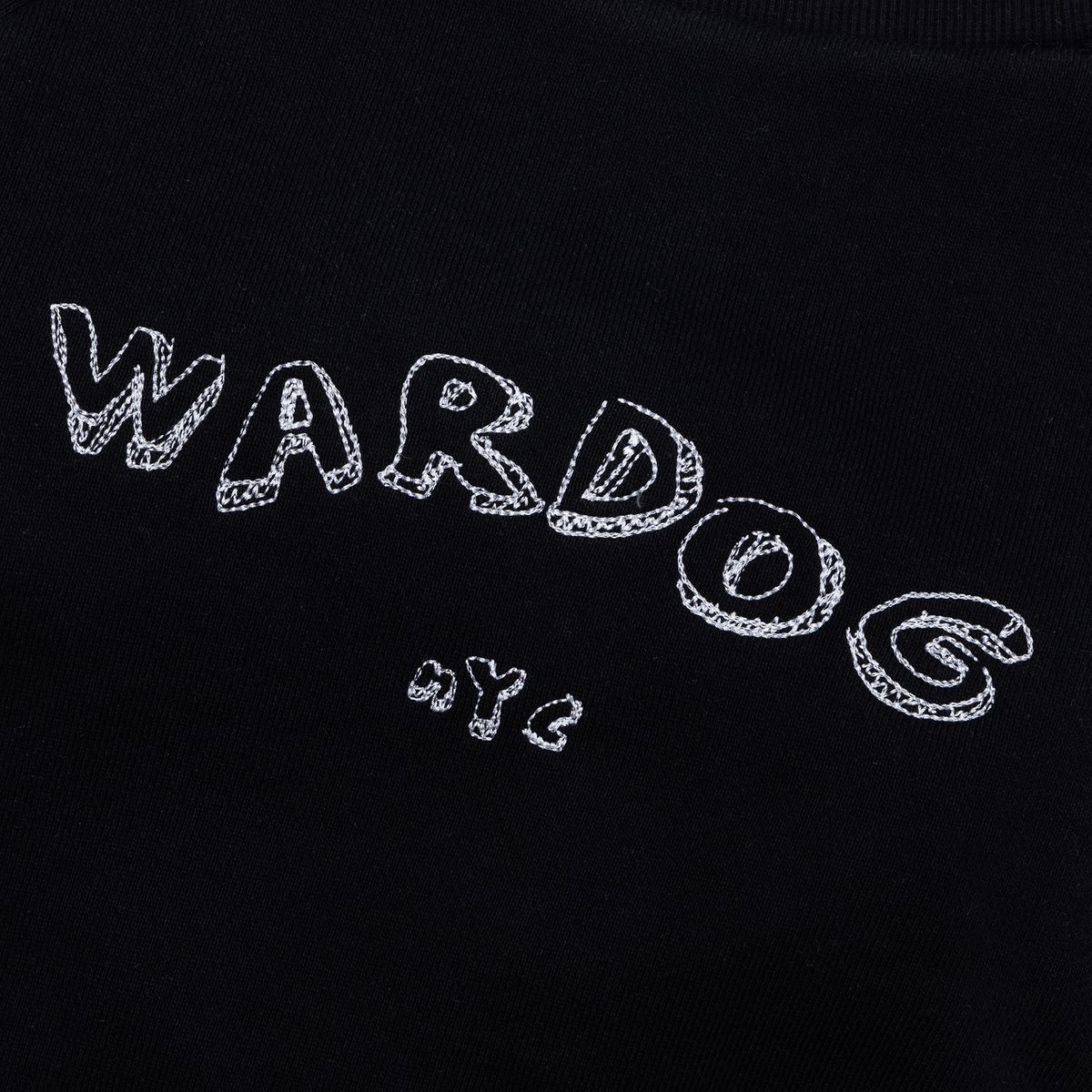 워독(WARDOG) NYC로고 스웻셔츠 펫 - 블랙