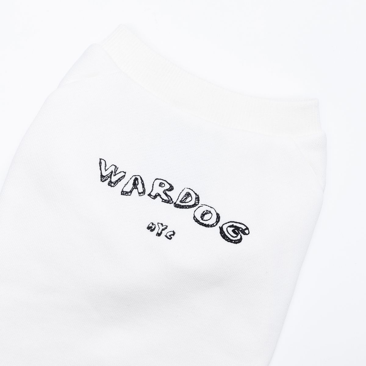워독(WARDOG) NYC로고 스웻셔츠 펫 - 화이트