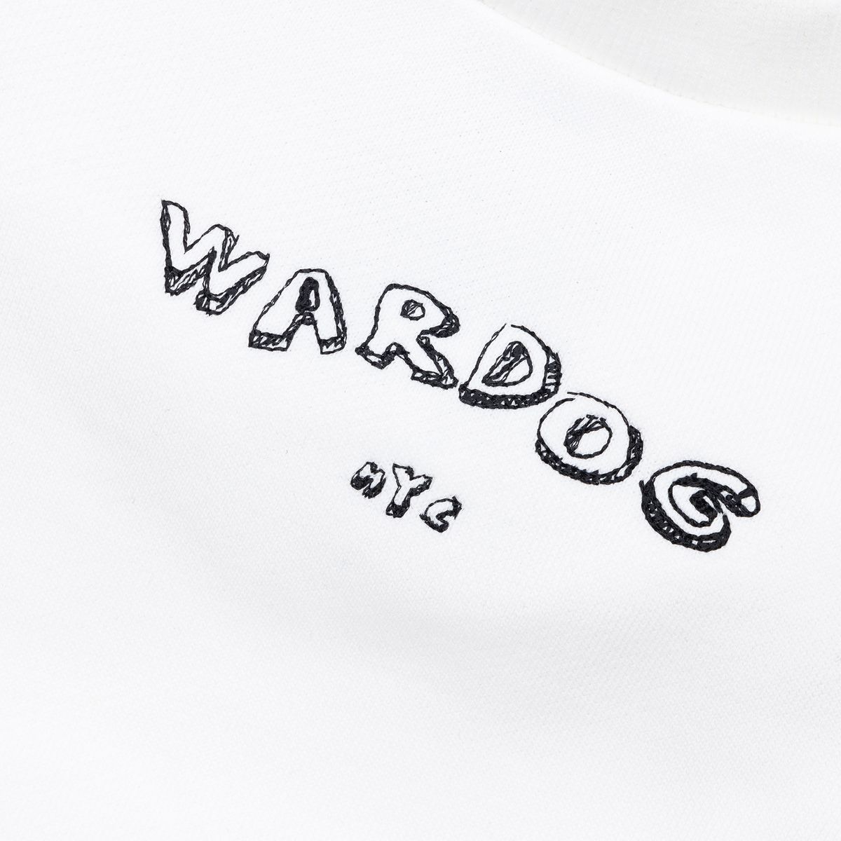 워독(WARDOG) NYC로고 스웻셔츠 펫 - 화이트