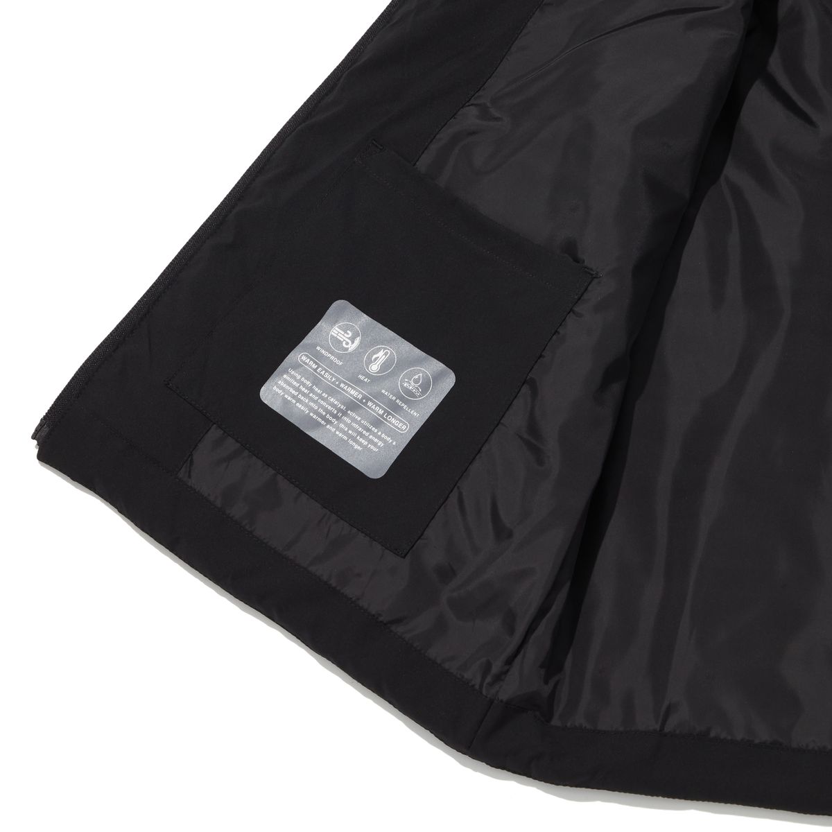 인터크루(INTERCREW) 고주파 일자 사시 경량베스트 블랙 ITZ4VO31ABK