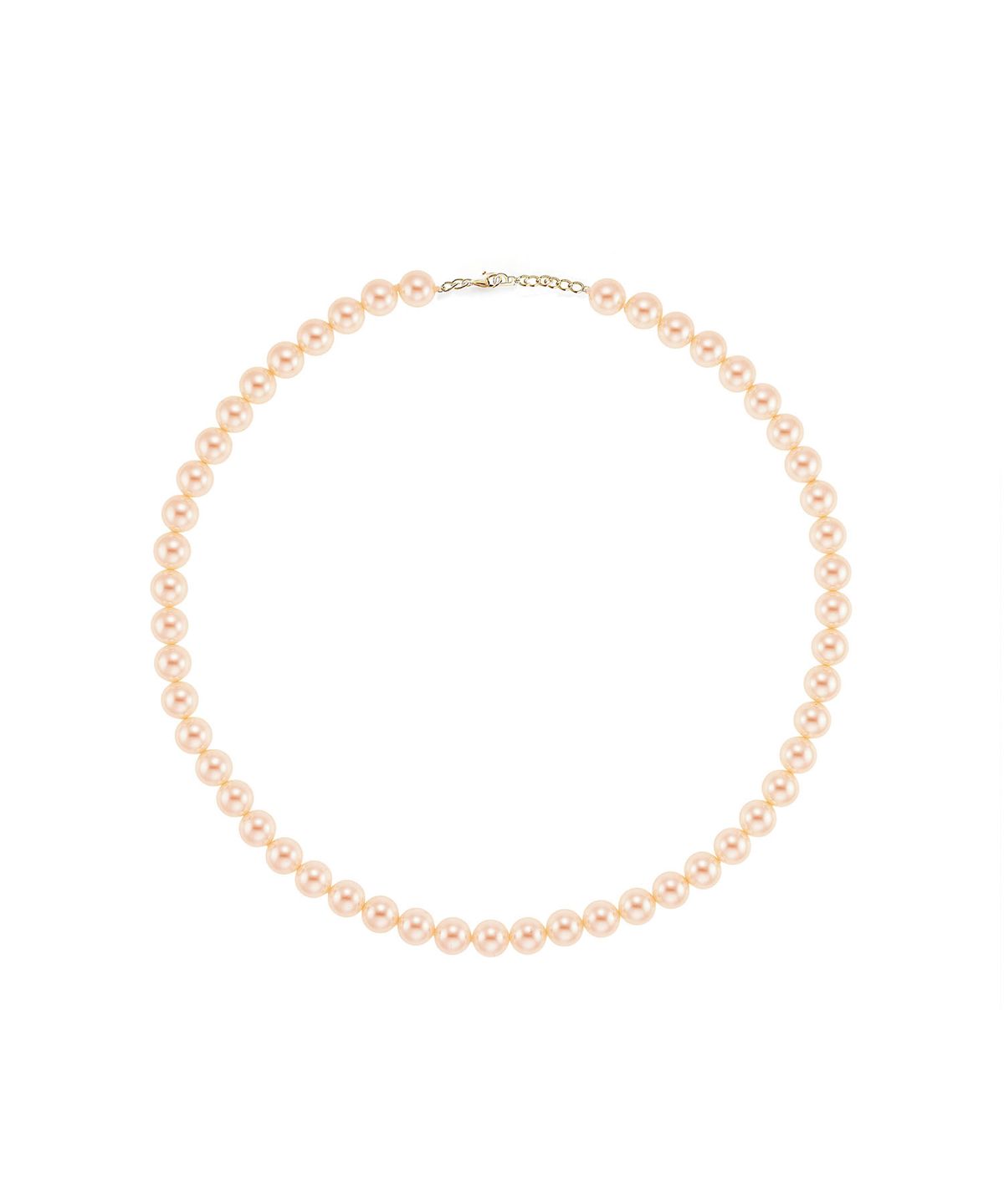 로이드(LLOYD) 에센셜 살몬 진주 14K 골드 목걸이 L (8mm) LNN25048G
