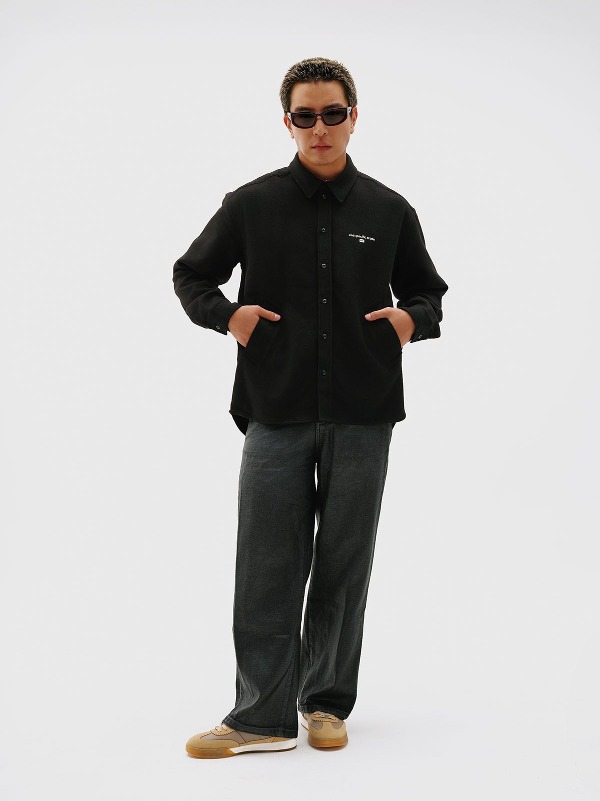이피티(EPT) FLANNEL SHIRT (BLACK)