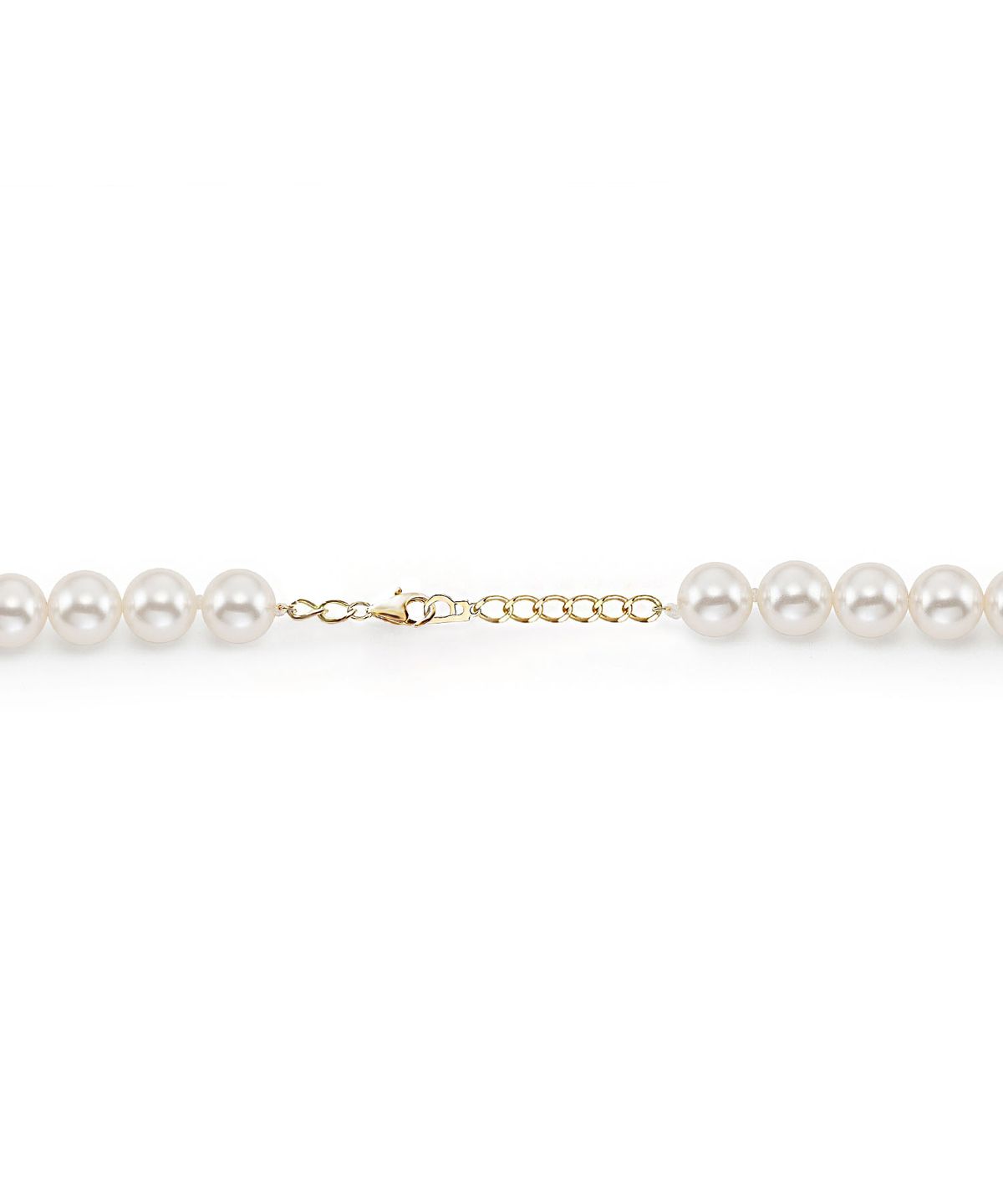 로이드(LLOYD) 에센셜 화이트 진주 14K 골드 목걸이 L (8mm) LNN25046G