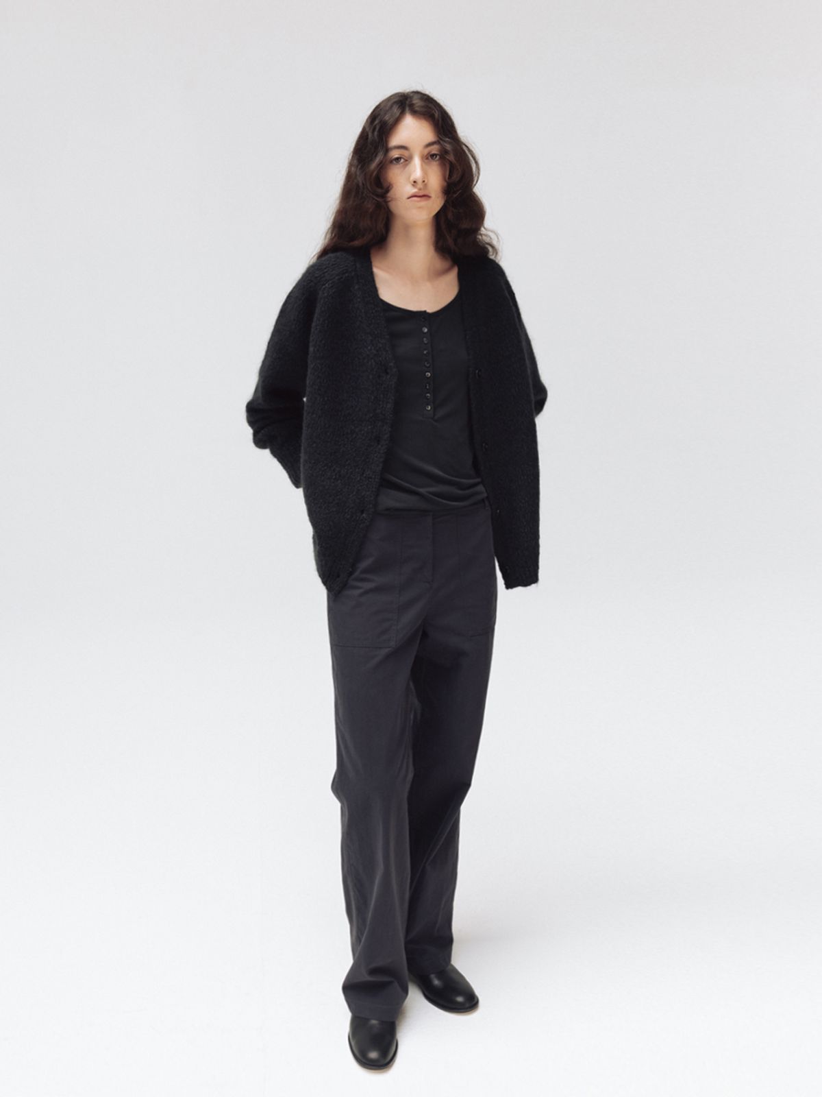모이아(MOIA) fatigue pants (dusty navy)