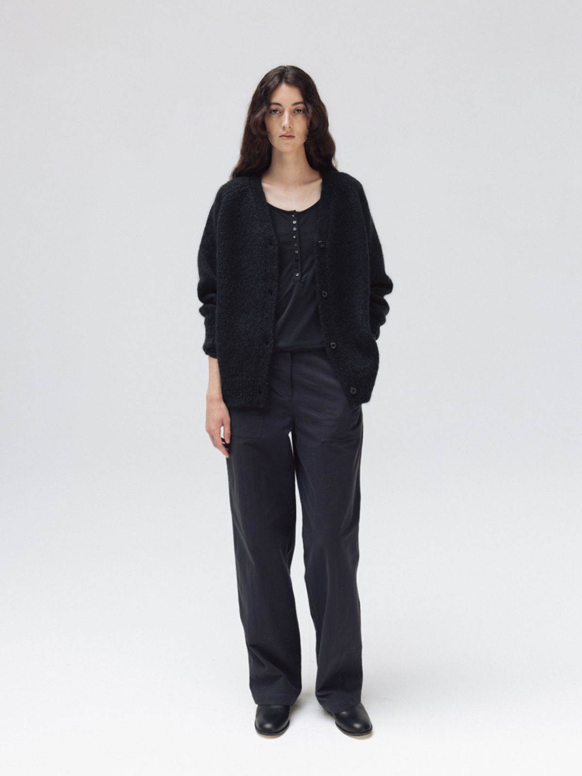 모이아(MOIA) fatigue pants (dusty navy)