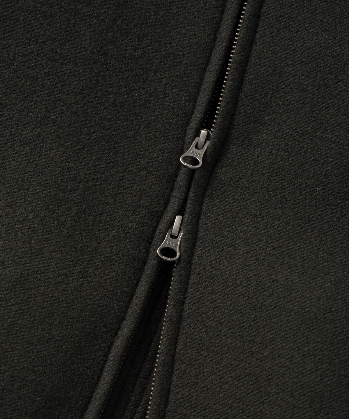 넌블랭크(NONBLANK) 니트칼라 울 블렌드 숏 자켓_DARK GREY