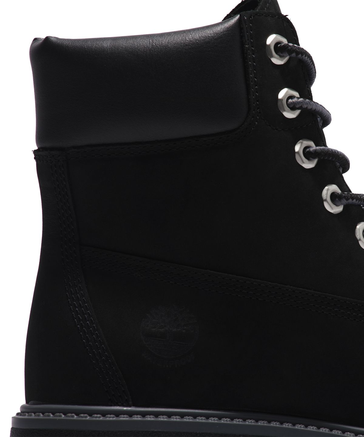 팀버랜드(TIMBERLAND) (여성) 스톤 스트릿 6인치 레이스 워터프루프 부츠 - 제트 블랙 / A5RH5-015