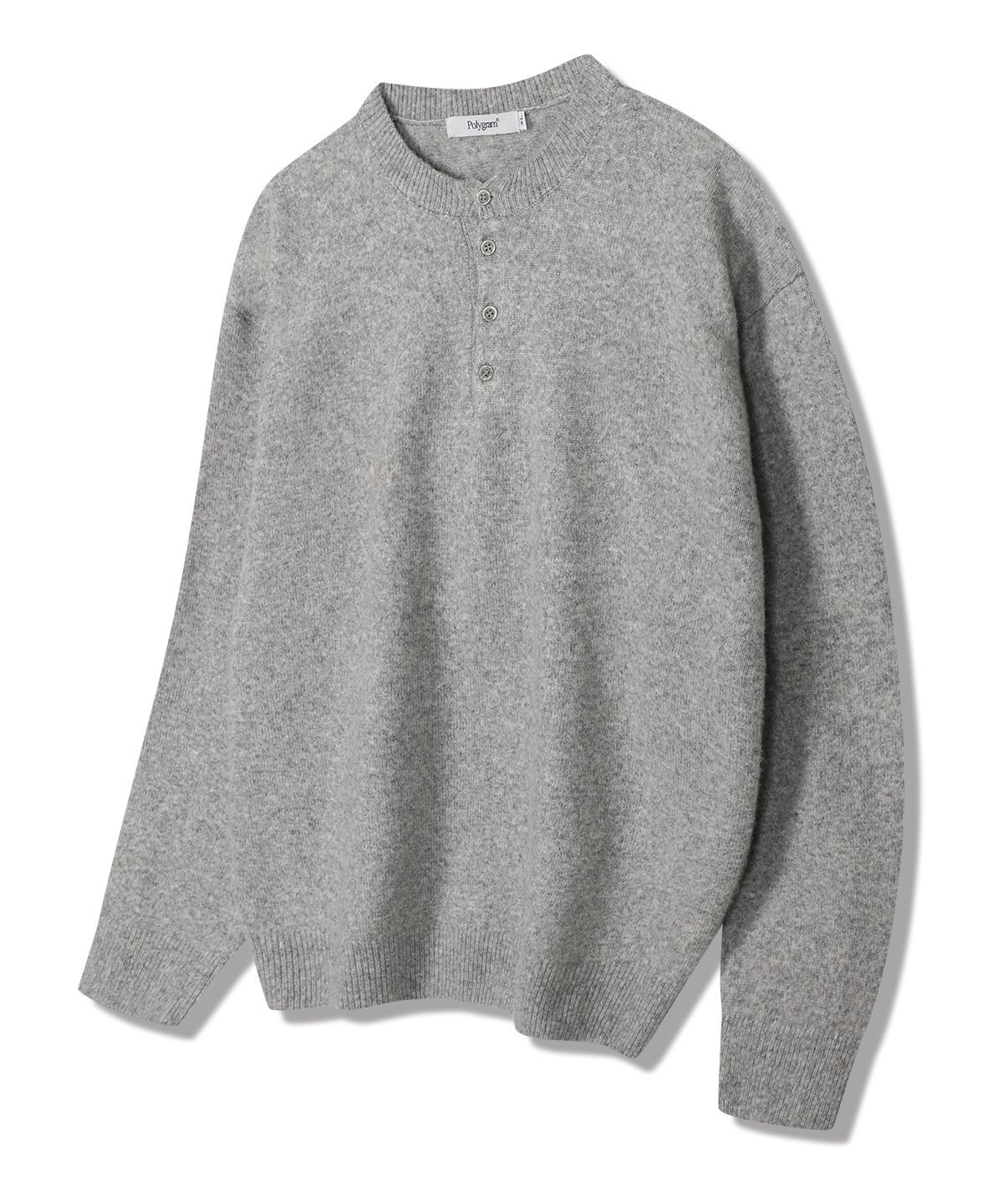 폴리그램(POLYGRAM) 소프트 울 블렌드 핸리넥 니트 - 5 COLOR