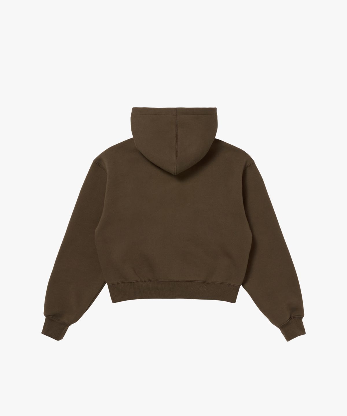 골스튜디오(GOALSTUDIO) WS ESSENTIAL BRUSHED HOODIE-DARK BROWN