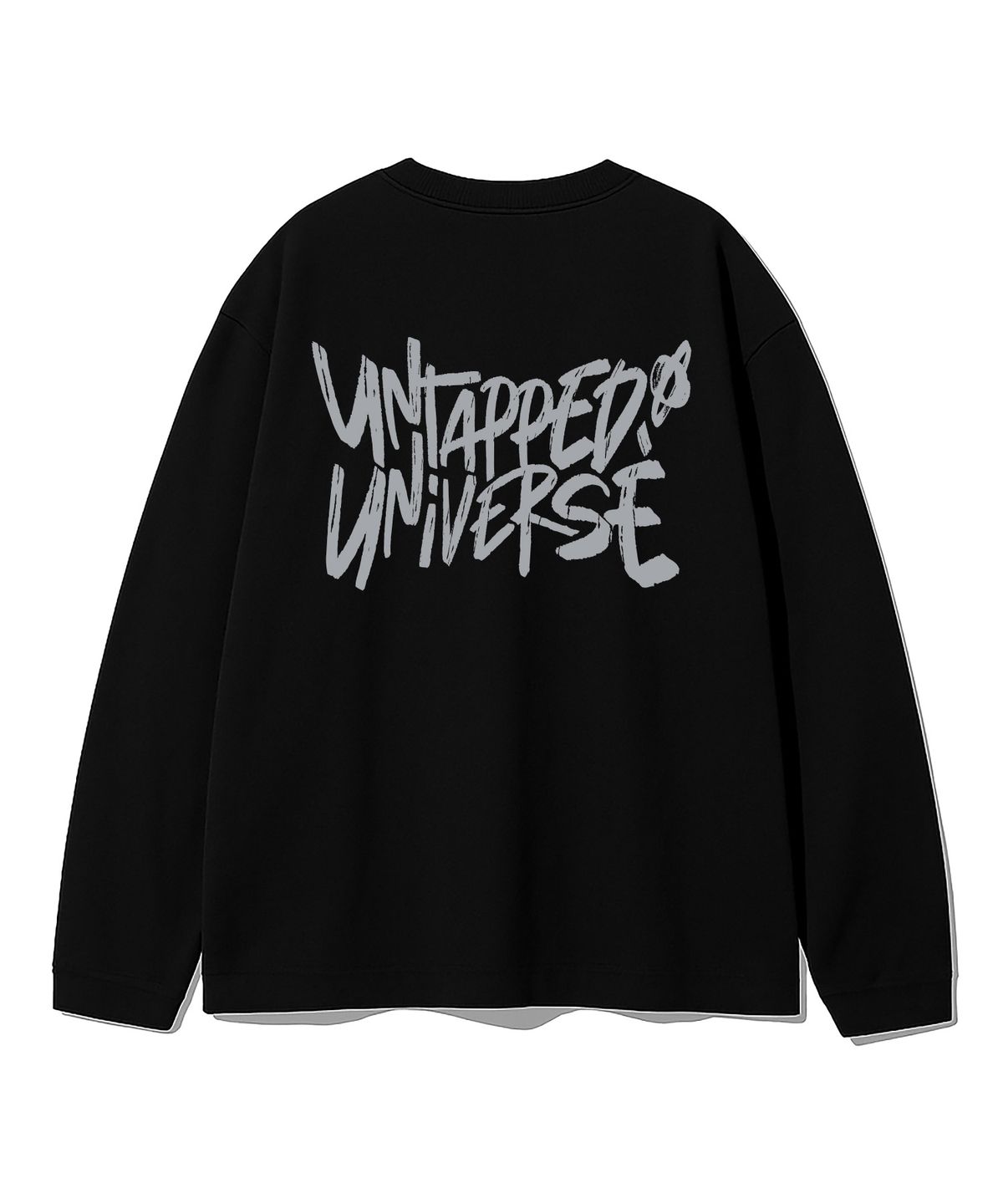 언탭트 스튜디오(UNTAPPED STUDIO) 유니버스 레터링 오버핏 긴팔 티셔츠6Color
