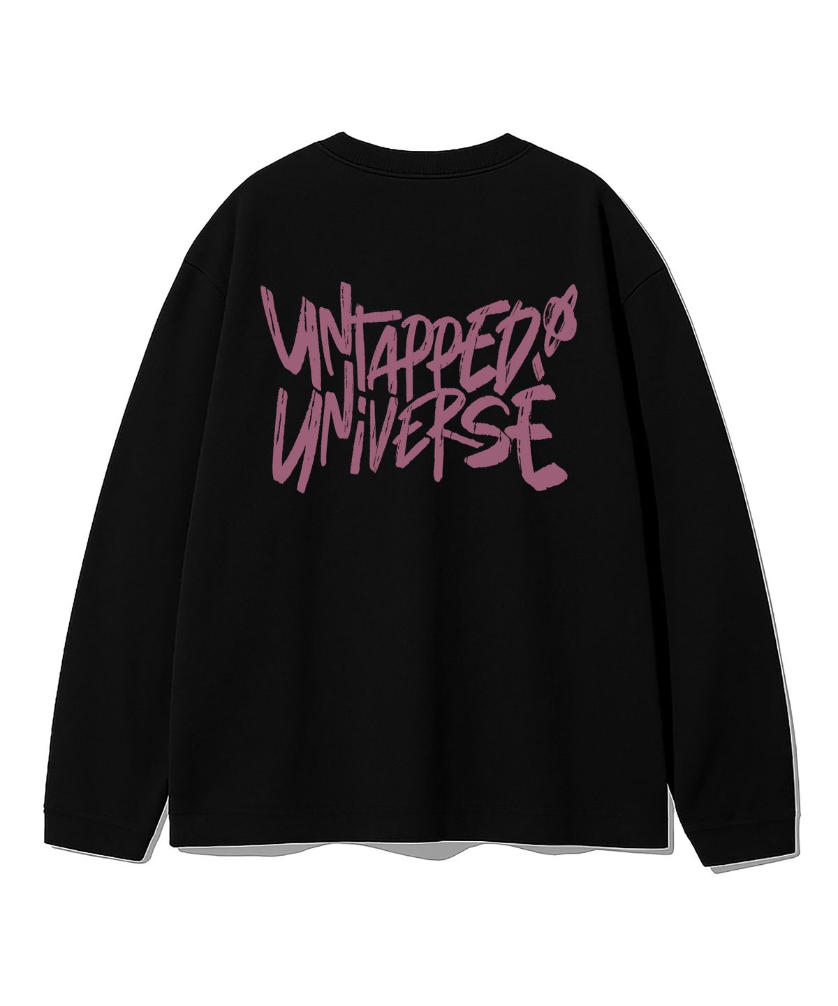 언탭트 스튜디오(UNTAPPED STUDIO) 유니버스 레터링 오버핏 긴팔 티셔츠6Color