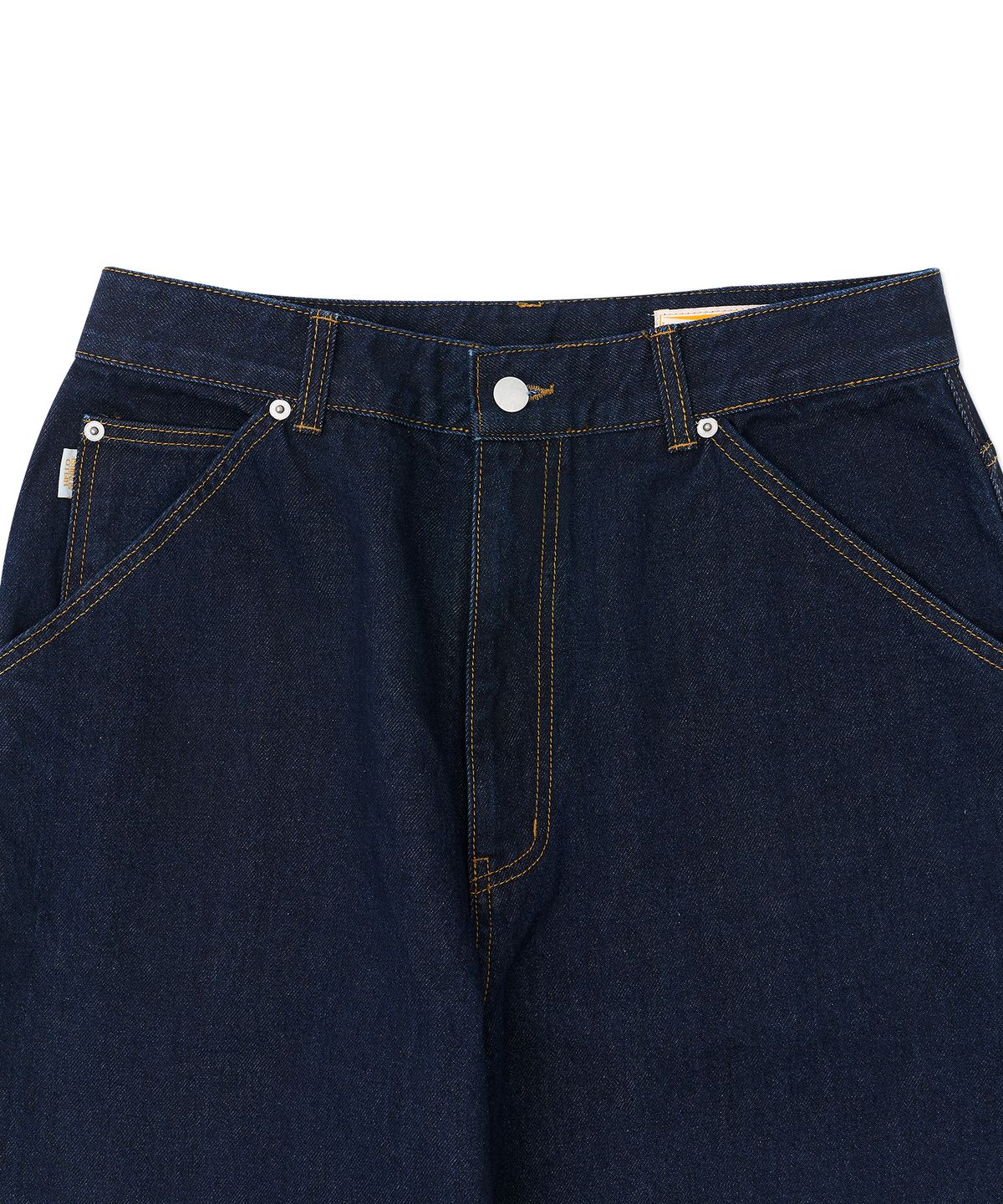 헬로 선라이즈(HELLO SUNRISE) Sunrise Wide Painter Pants_Indigo