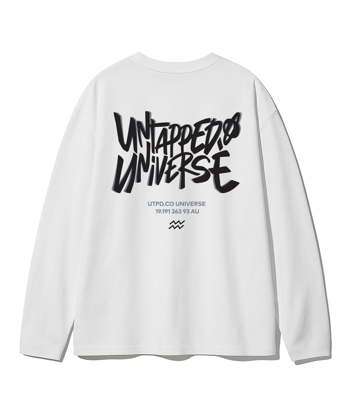 언탭트 스튜디오(UNTAPPED STUDIO) 유니버스 오버랩 오버핏 긴팔 티셔츠 4Color