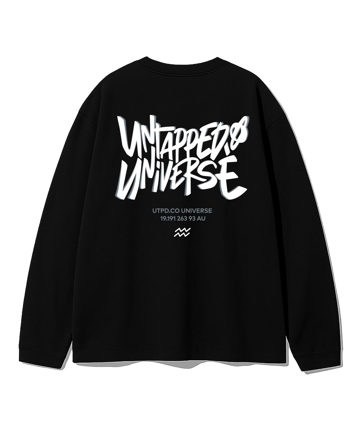 언탭트 스튜디오(UNTAPPED STUDIO) 유니버스 오버랩 오버핏 긴팔 티셔츠 4Color