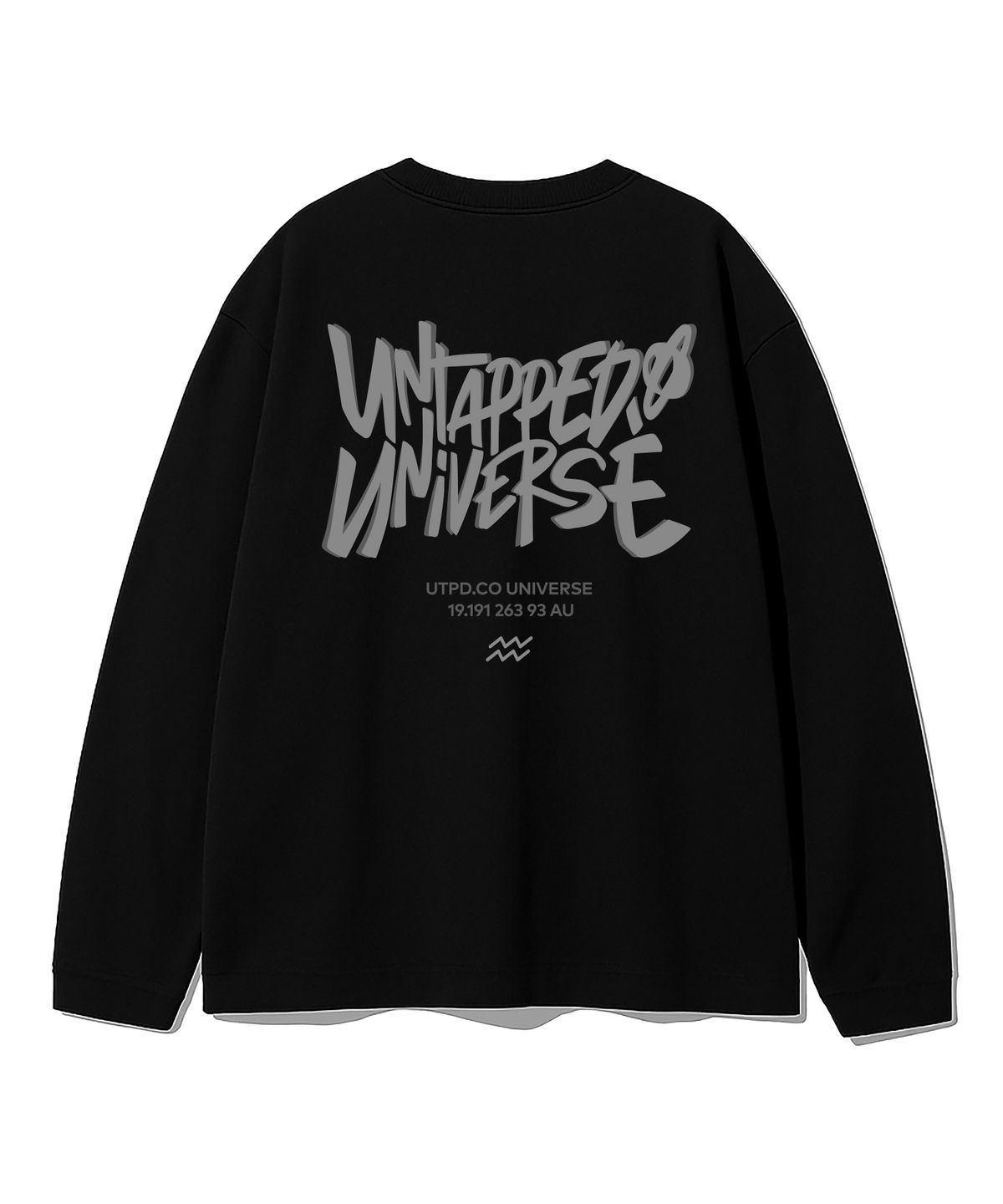 언탭트 스튜디오(UNTAPPED STUDIO) 유니버스 오버랩 오버핏 긴팔 티셔츠 4Color
