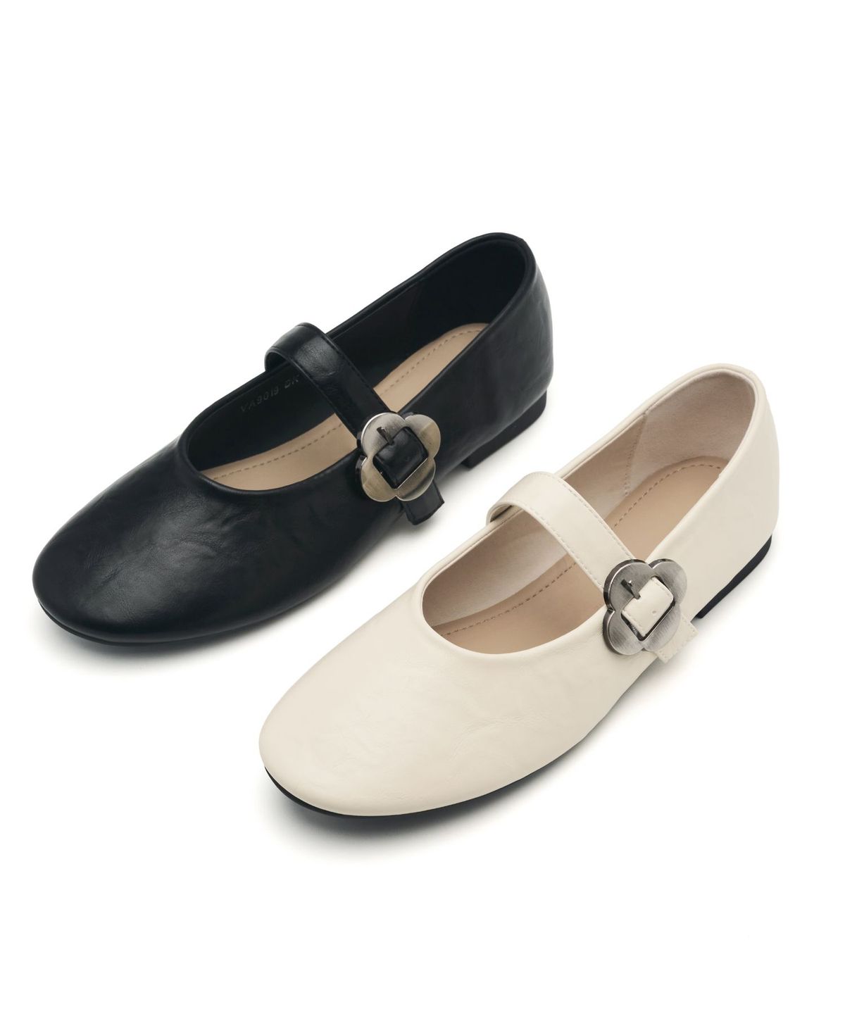 스퍼(SPUR) Odd Flower Maryjane Flats 메리제인 플랫 슈즈 1.5cm -VA9019 (2color)