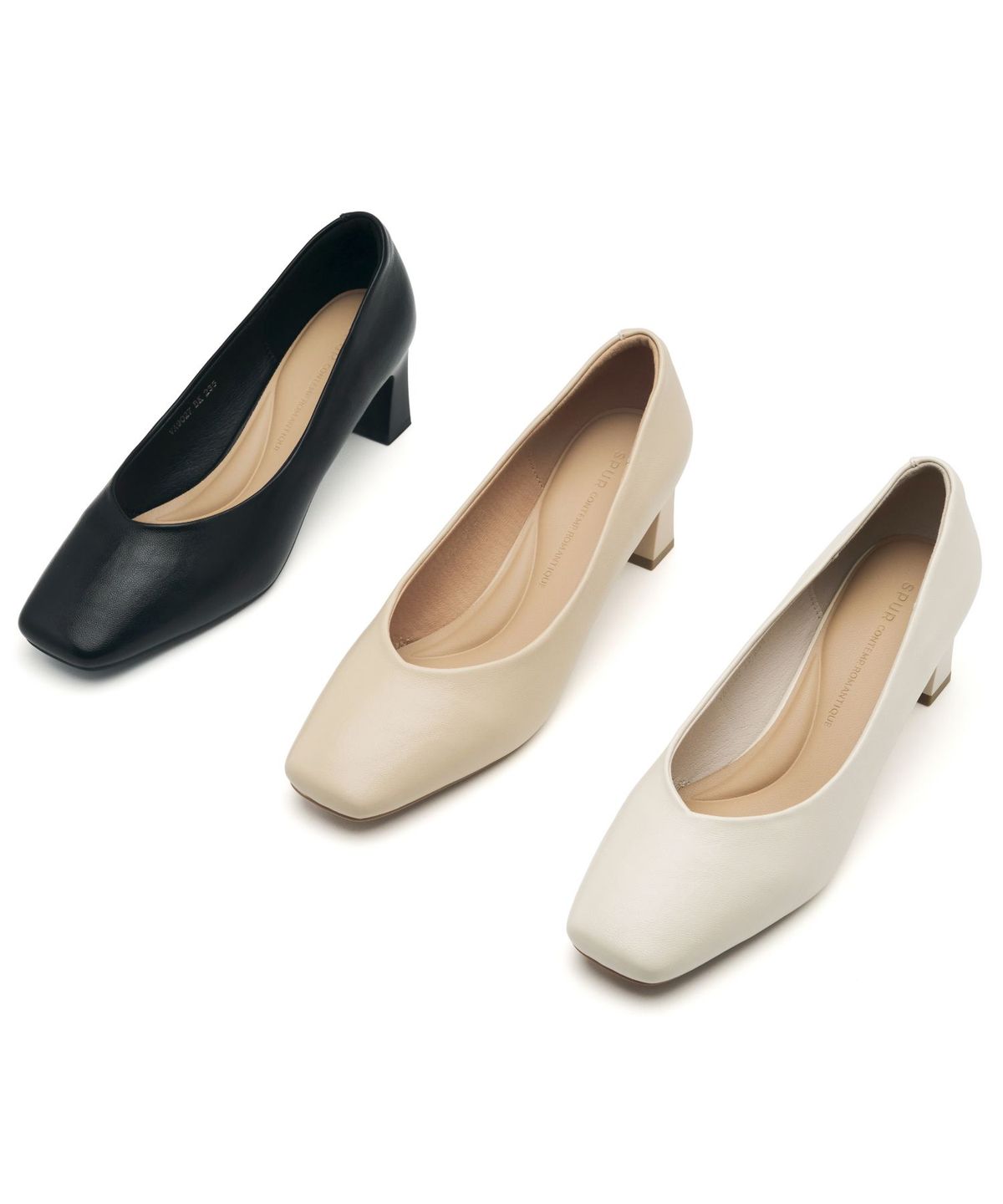 스퍼(SPUR) Lily Minimal Comfort Pumps 펌프스 5.5cm -VA9027 (3color)