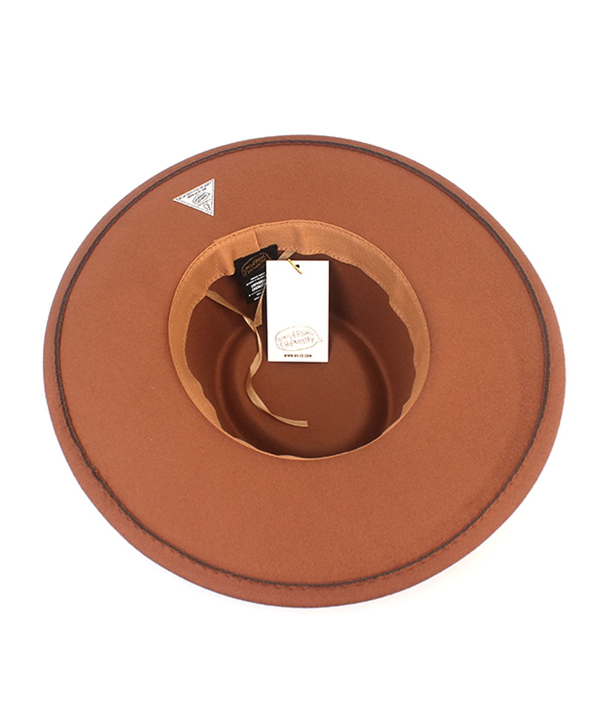 유니버셜 케미스트리(UNIVERSAL CHEMISTRY) Wool Beige Ribbon Long Fedora 페도라