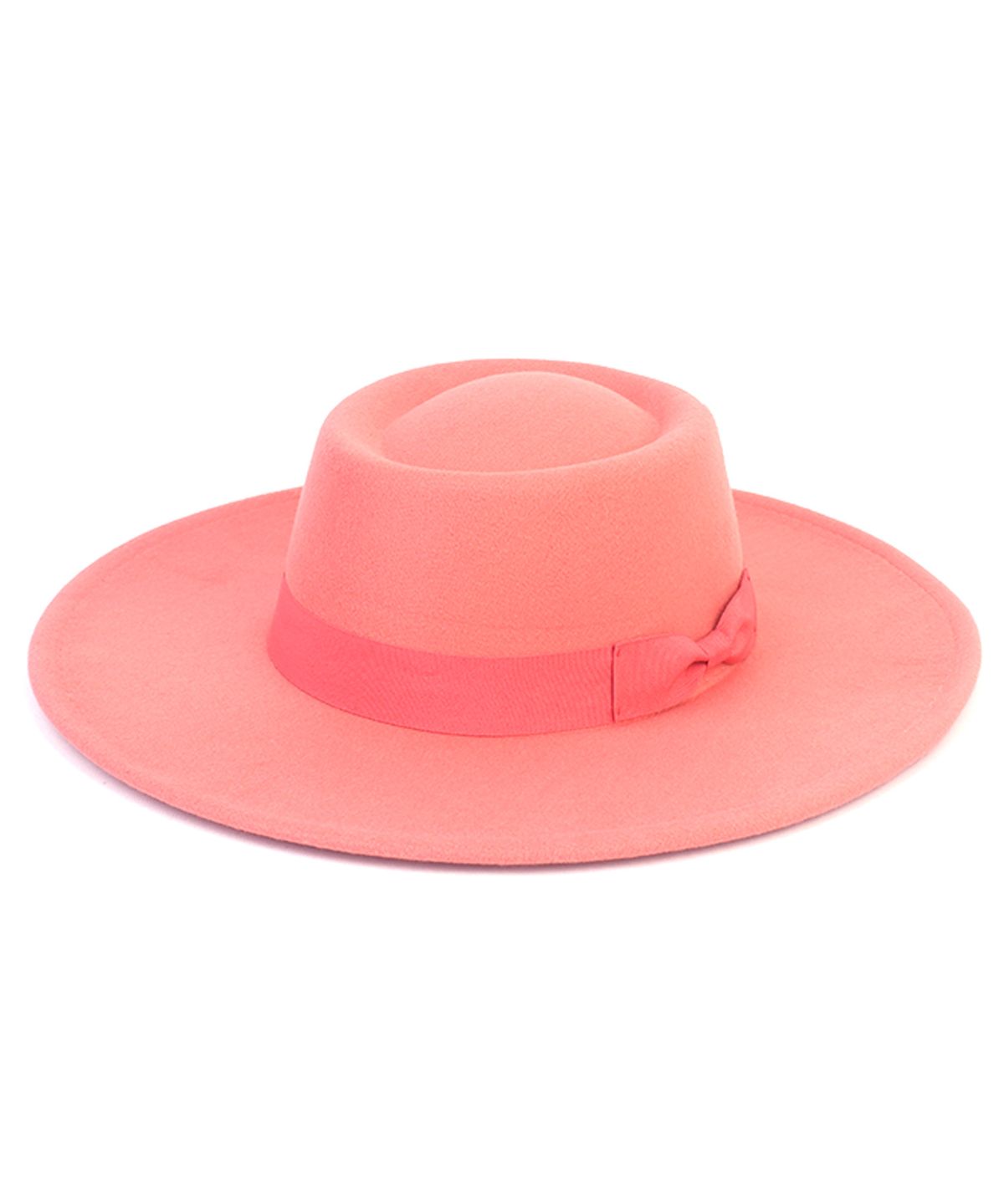 유니버셜 케미스트리(UNIVERSAL CHEMISTRY) Wool Pink Ribbon Long Fedora 페도라