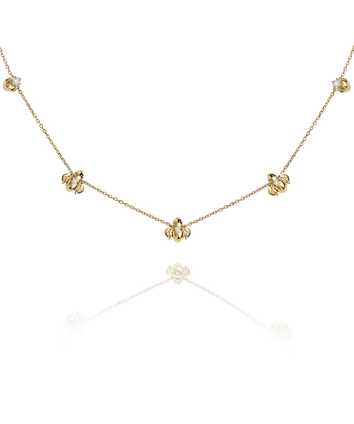 트렌카디즘(TRENCADISM) 마틴 목걸이 14K 골드 네크리스 MARTIN_Necklace_MTN5FLSTS