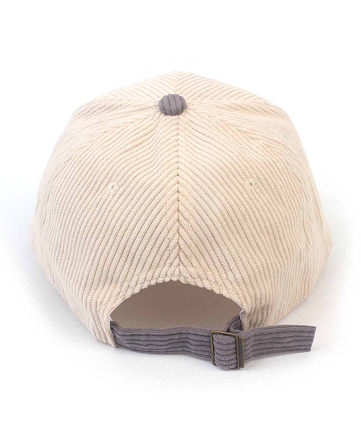 유니버셜 케미스트리(UNIVERSAL CHEMISTRY) Corduroy Ivory Gray Ballcap 코듀로이볼캡