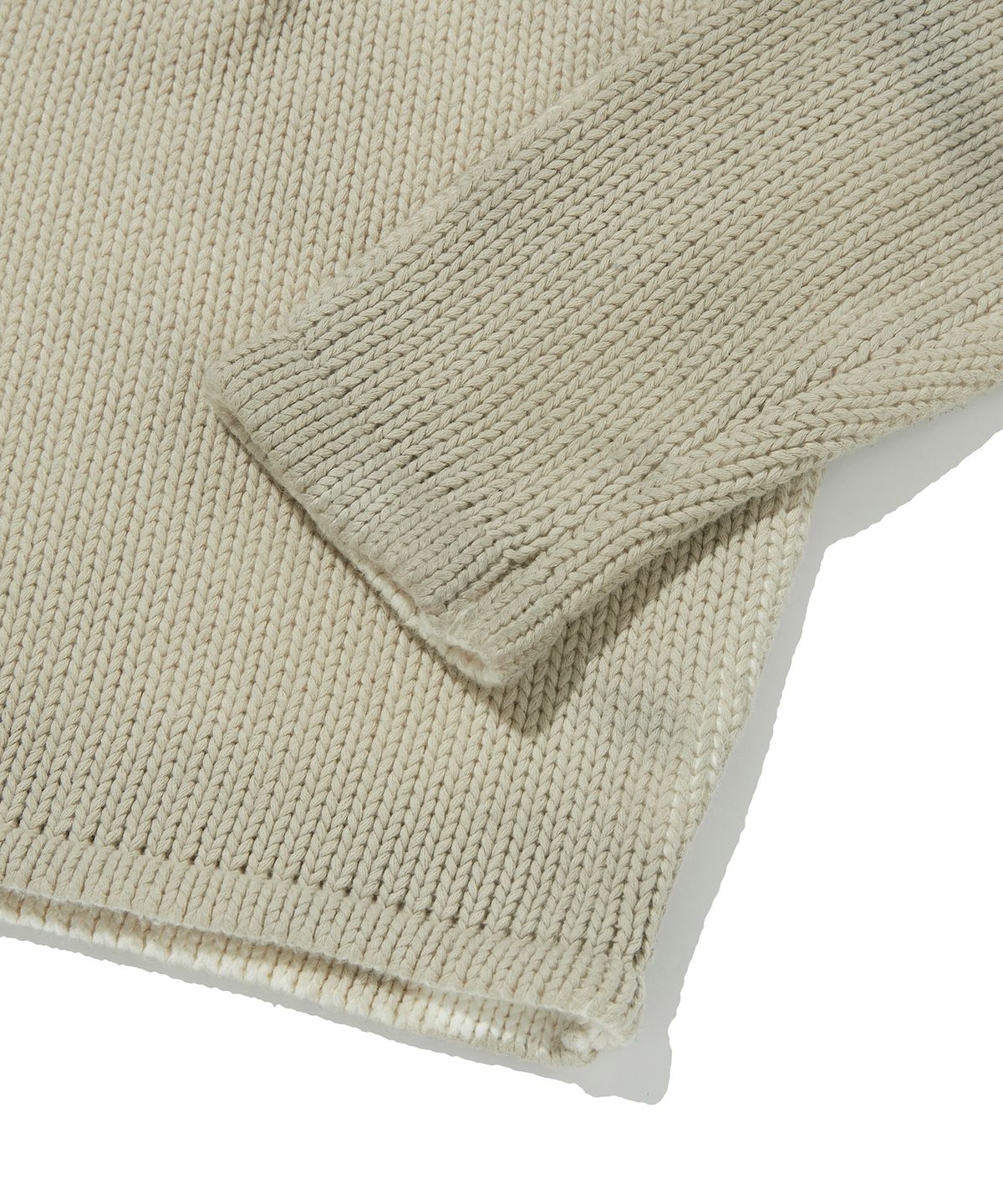 스웨이드(SUADE) WASHED KNIT ZIP UP [IVORY]