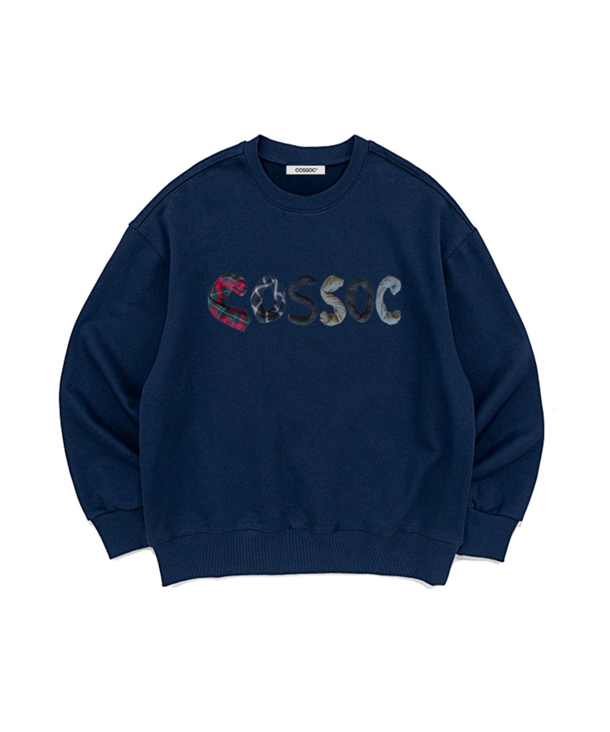 코소(COSO) 알파벳 코소 스웻 맨투맨(NAVY)