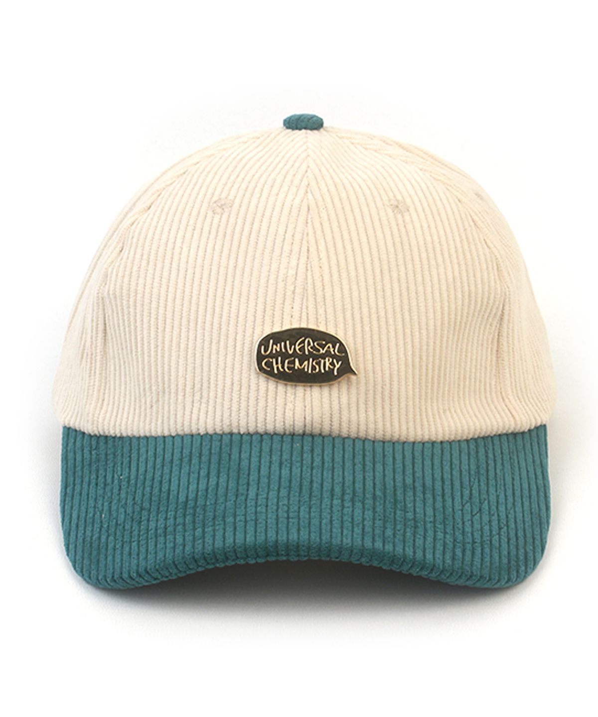 유니버셜 케미스트리(UNIVERSAL CHEMISTRY) Corduroy Ivory Green Ballcap 코듀로이볼캡