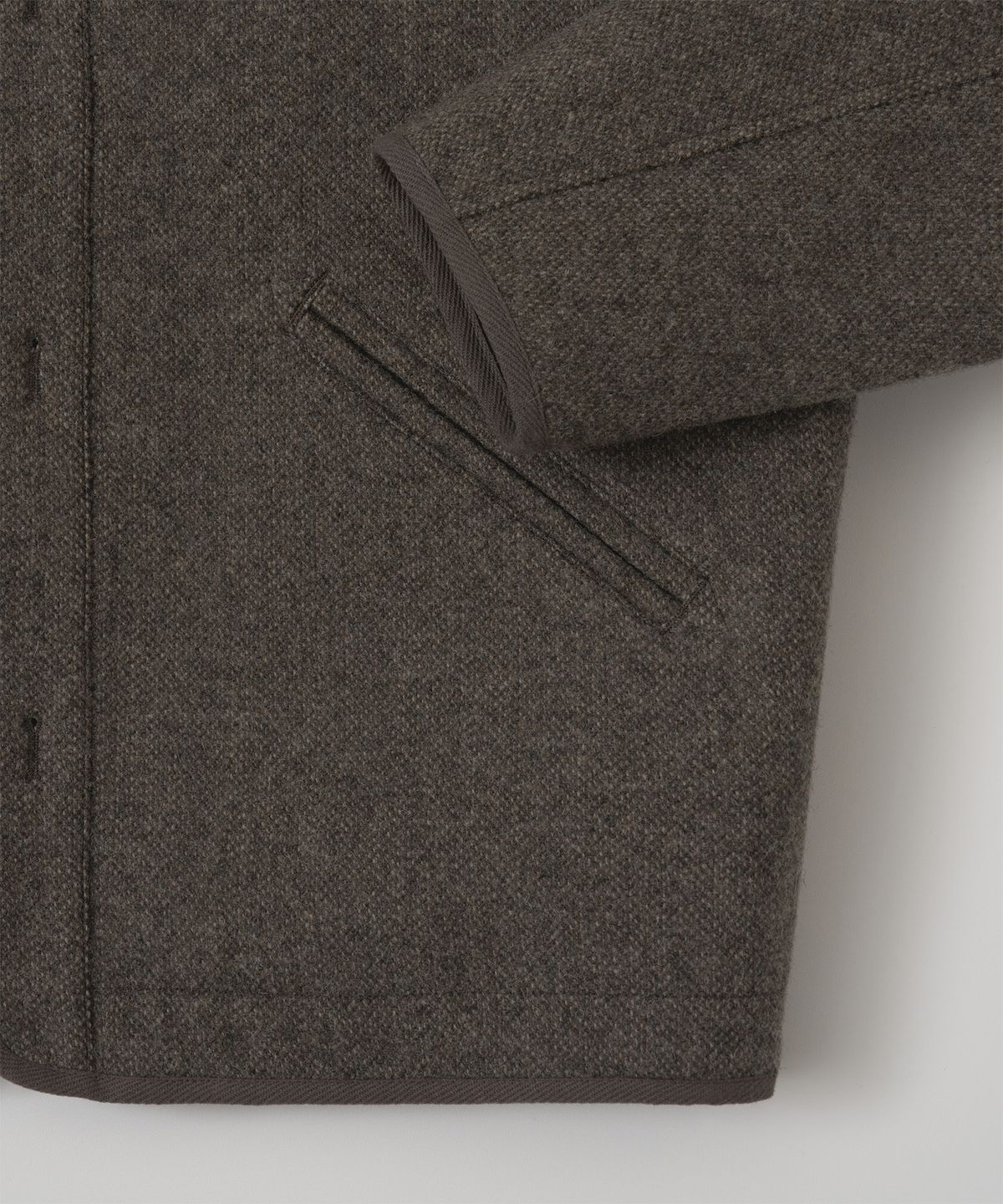 어나더 오피스(ANOTHER OFFICE) Modern Liner Wool Jacket (Shetland-herringbone)