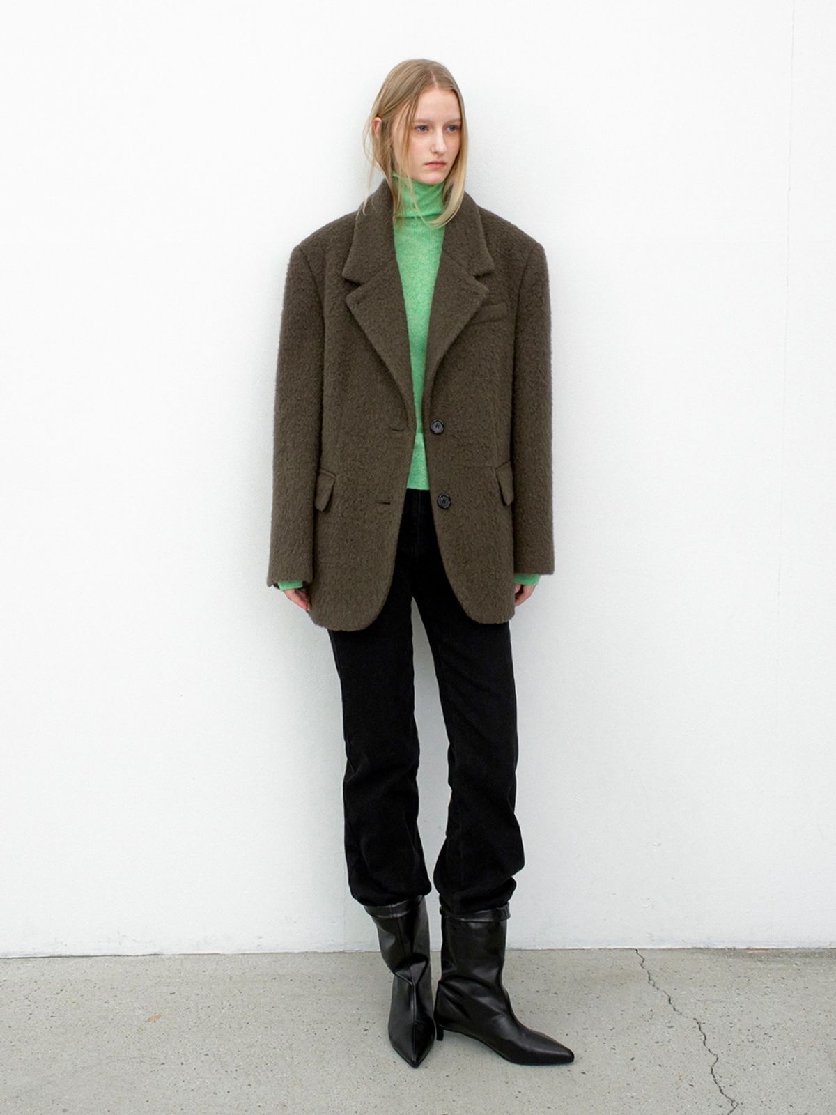 아틀리에 나인(ATELIER NAIN) SEE THROUGH SLIM RIBBED KNIT(T-7191)