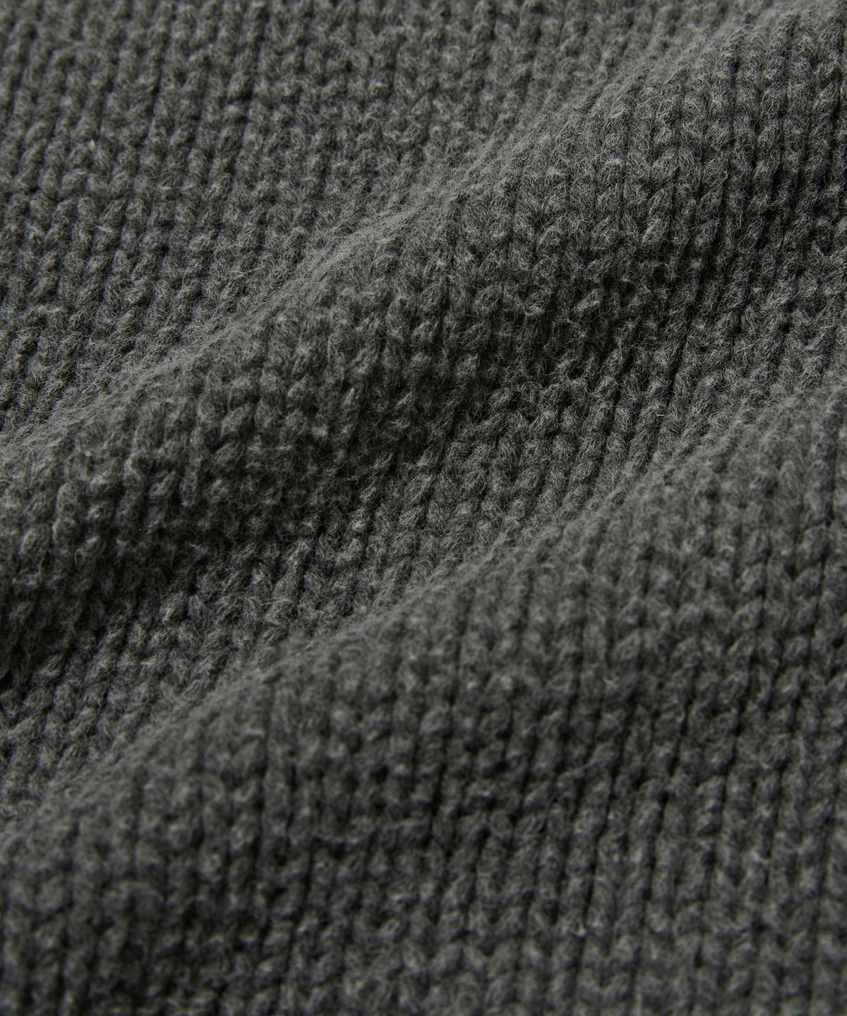 스웨이드(SUADE) WASHED KNIT ZIP UP [CHARCOAL GRAY]