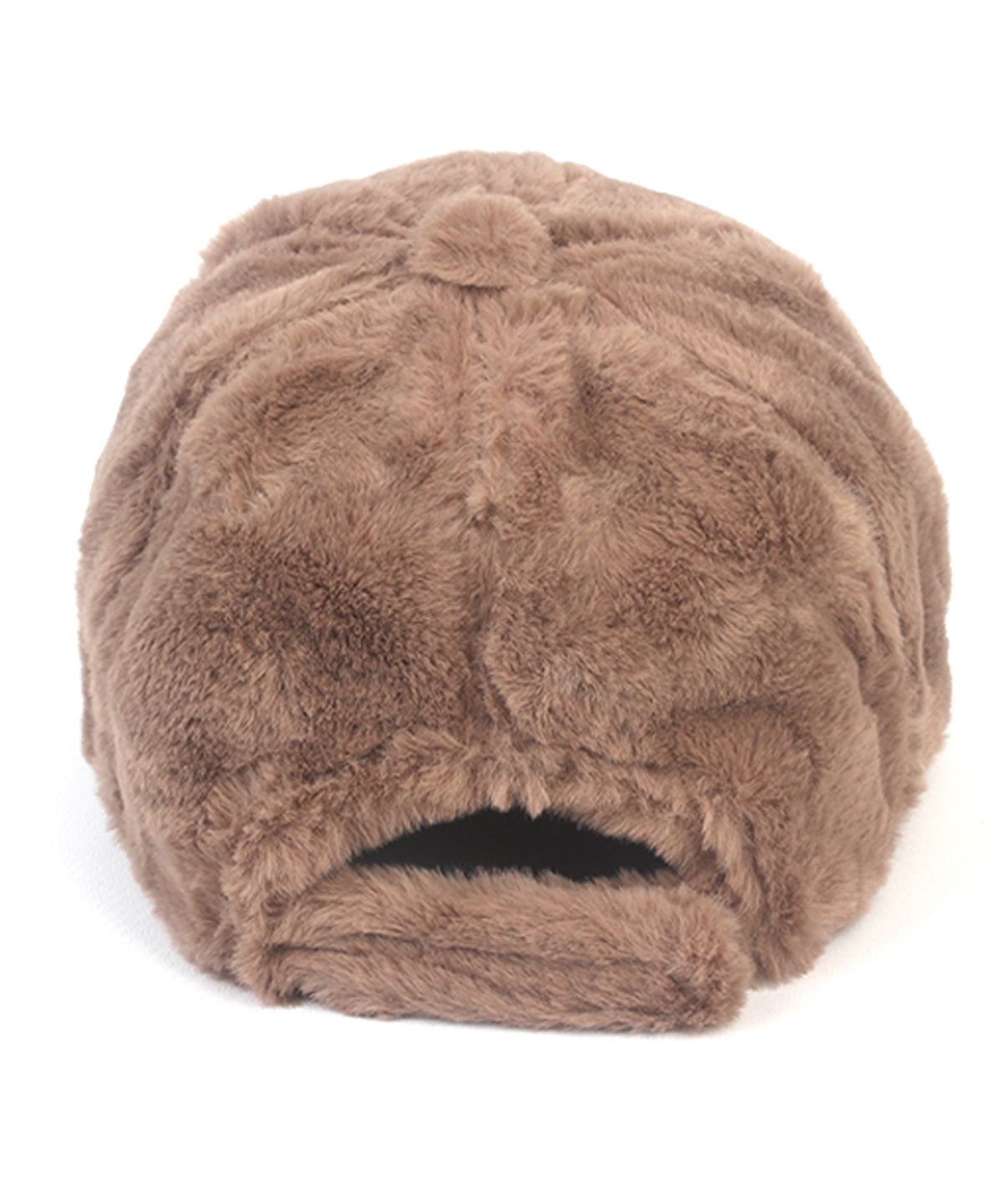 유니버셜 케미스트리(UNIVERSAL CHEMISTRY) Bubble Brown Fur Ballcap 퍼볼캡