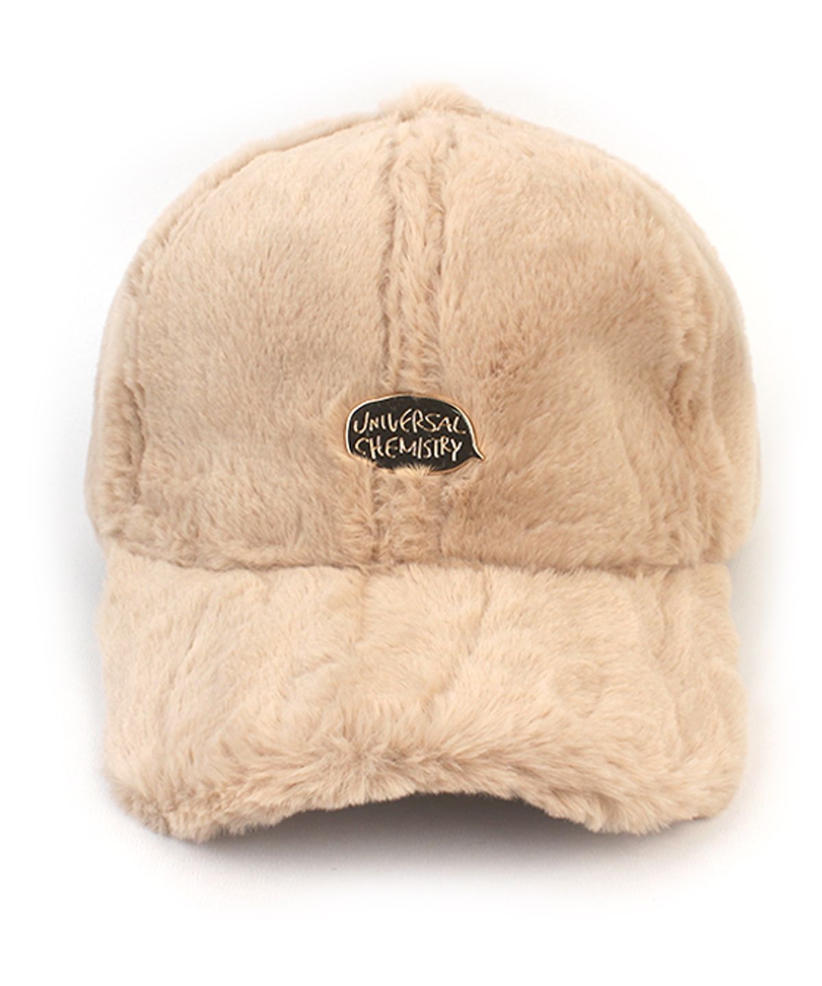 유니버셜 케미스트리(UNIVERSAL CHEMISTRY) Bubble Beige Fur Ballcap 퍼볼캡