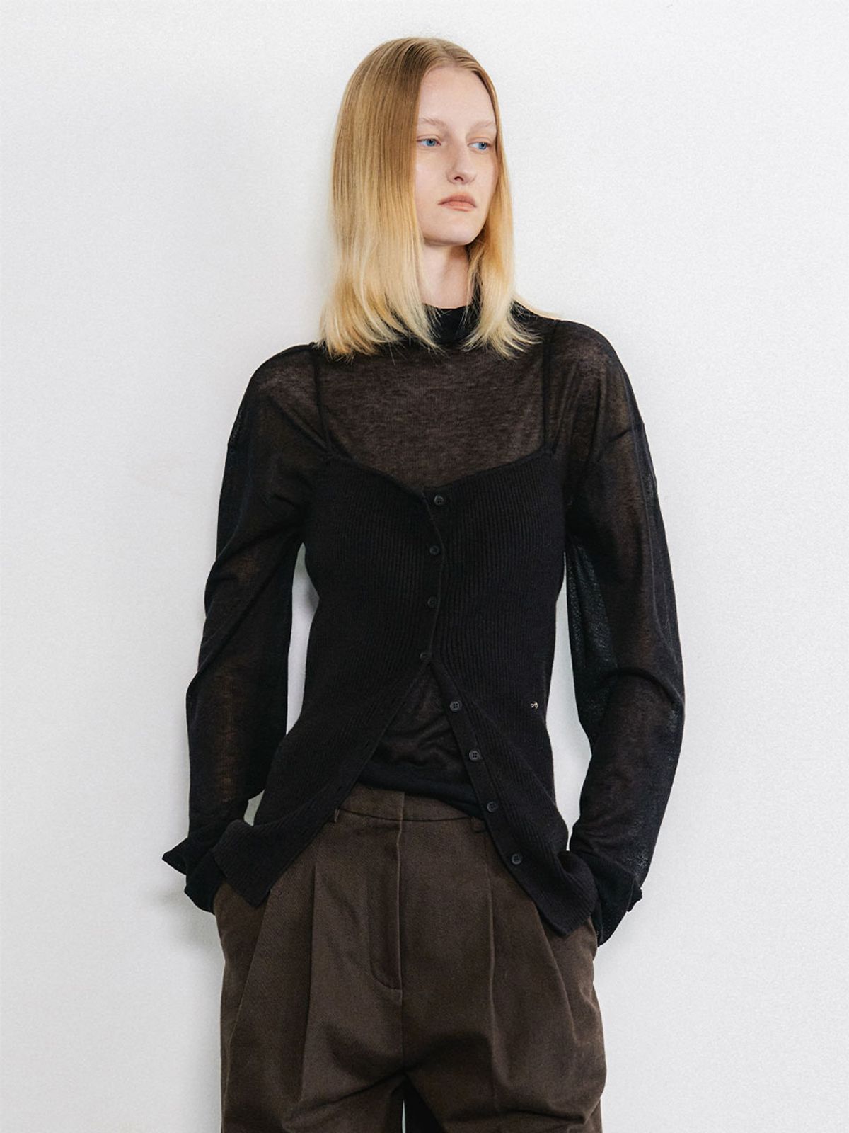 아틀리에 나인(ATELIER NAIN) CLIFF RIBBED KNIT BUSTIER(T-7146)