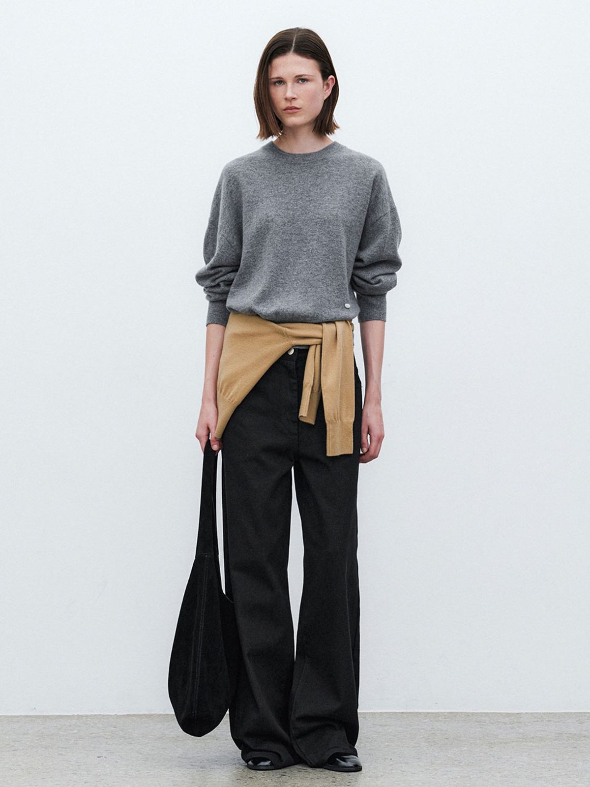 아틀리에 나인(ATELIER NAIN) ESSENTIAL CASHMERE CREW NECK KNIT(T-7124)