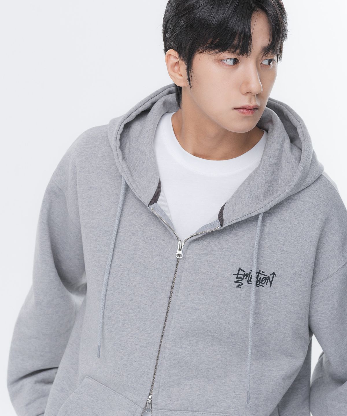 앨빈클로(ALVINCLO) EMOTION 투웨이 후드집업 AZH307 (3 COLOR)