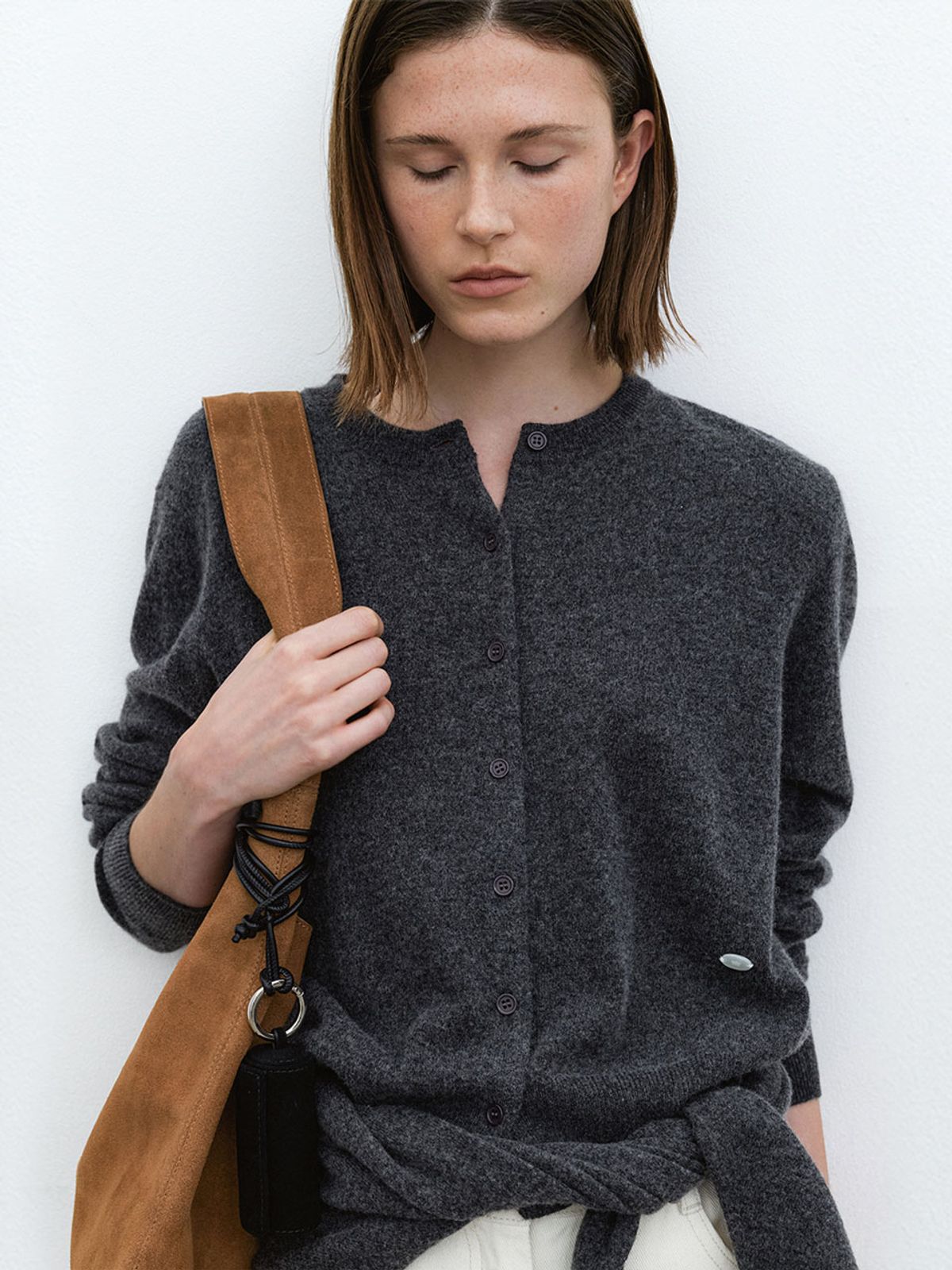 아틀리에 나인(ATELIER NAIN) ESSENTIAL CASHMERE BASIC CARDIGAN(CD-2230)