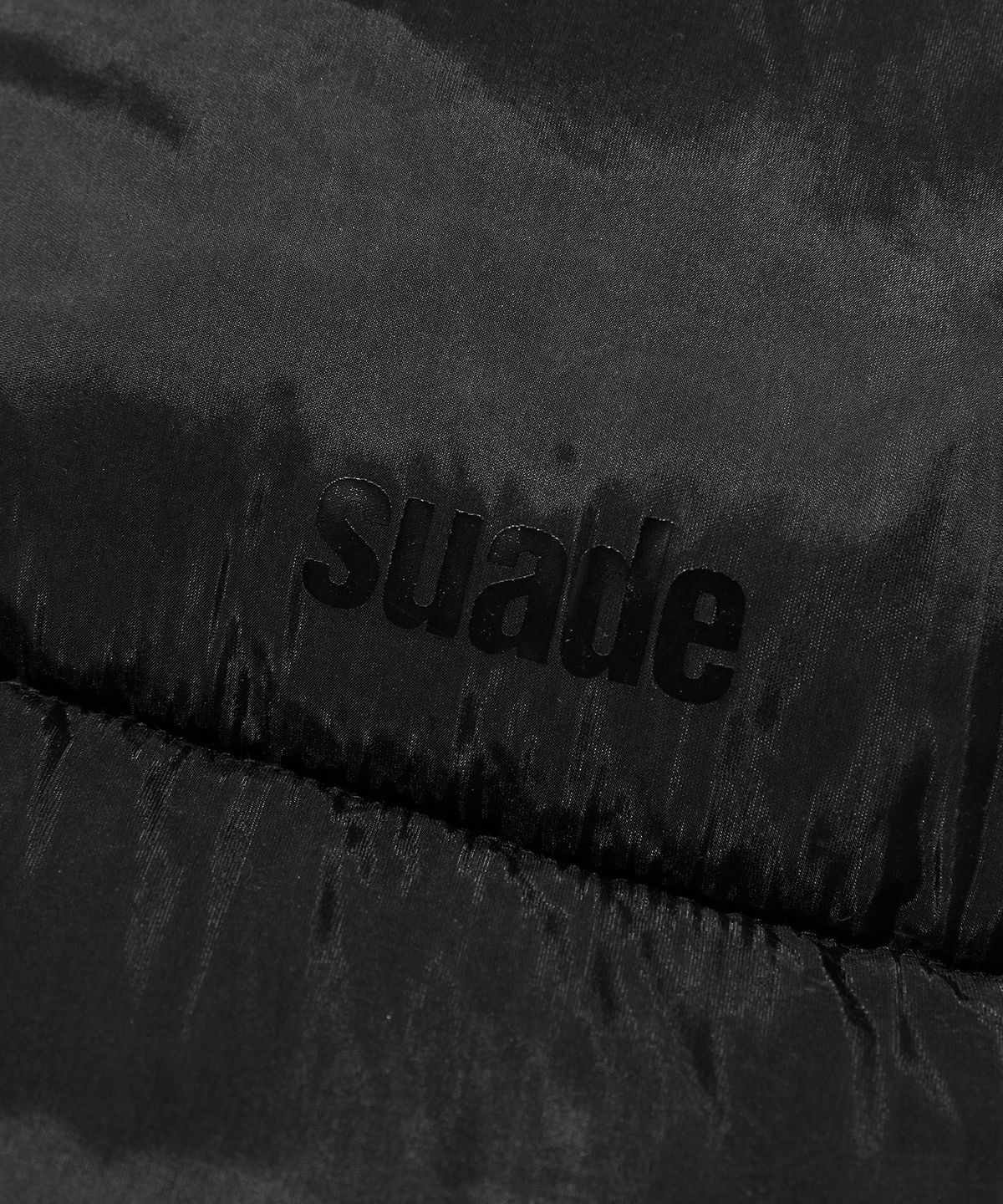 스웨이드(SUADE) SHORT PUFFER JACKET [BLACK]