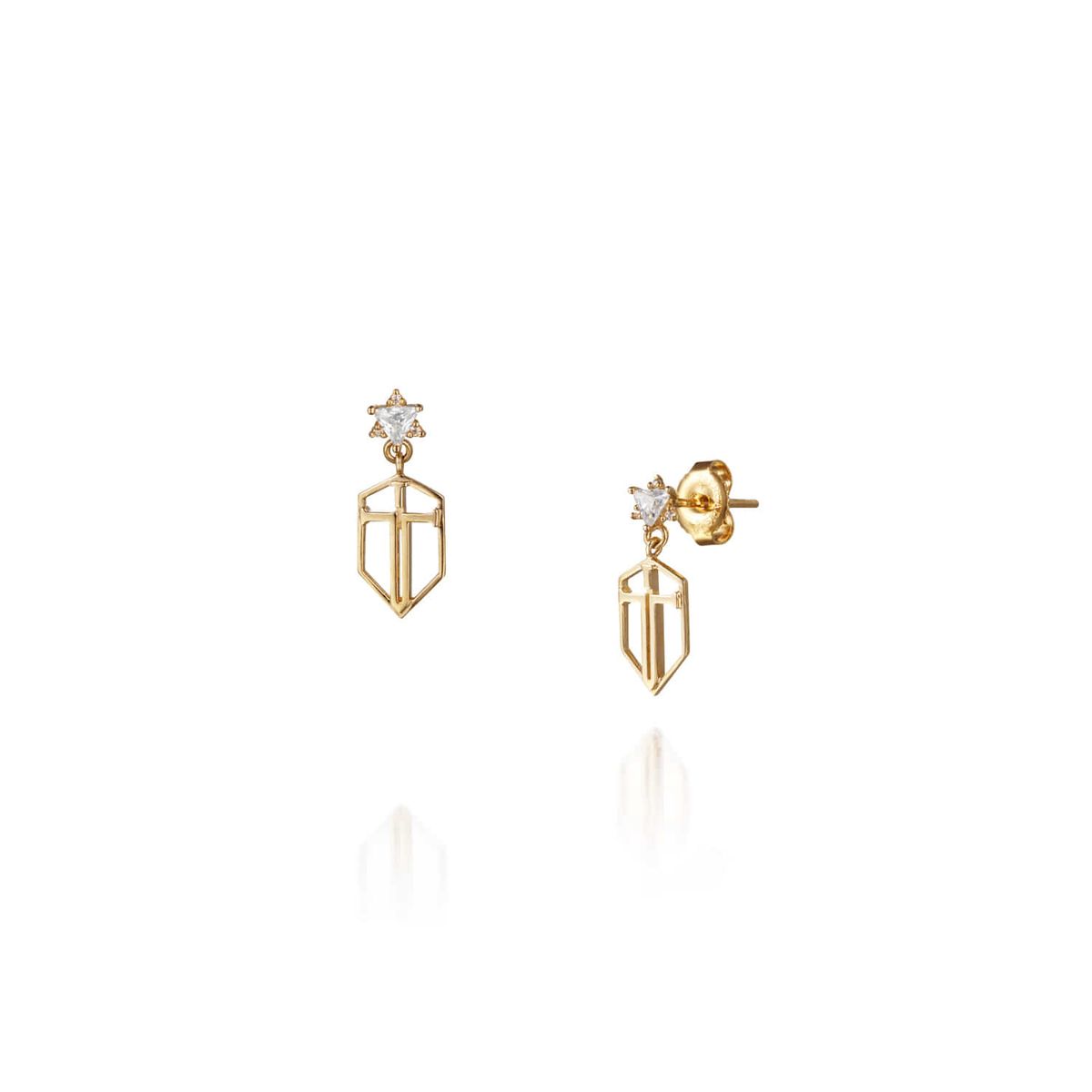 트렌카디즘(TRENCADISM) 앤드류 귀걸이 14K 골드 이어링 ANDREW_Earring_ADE11TR