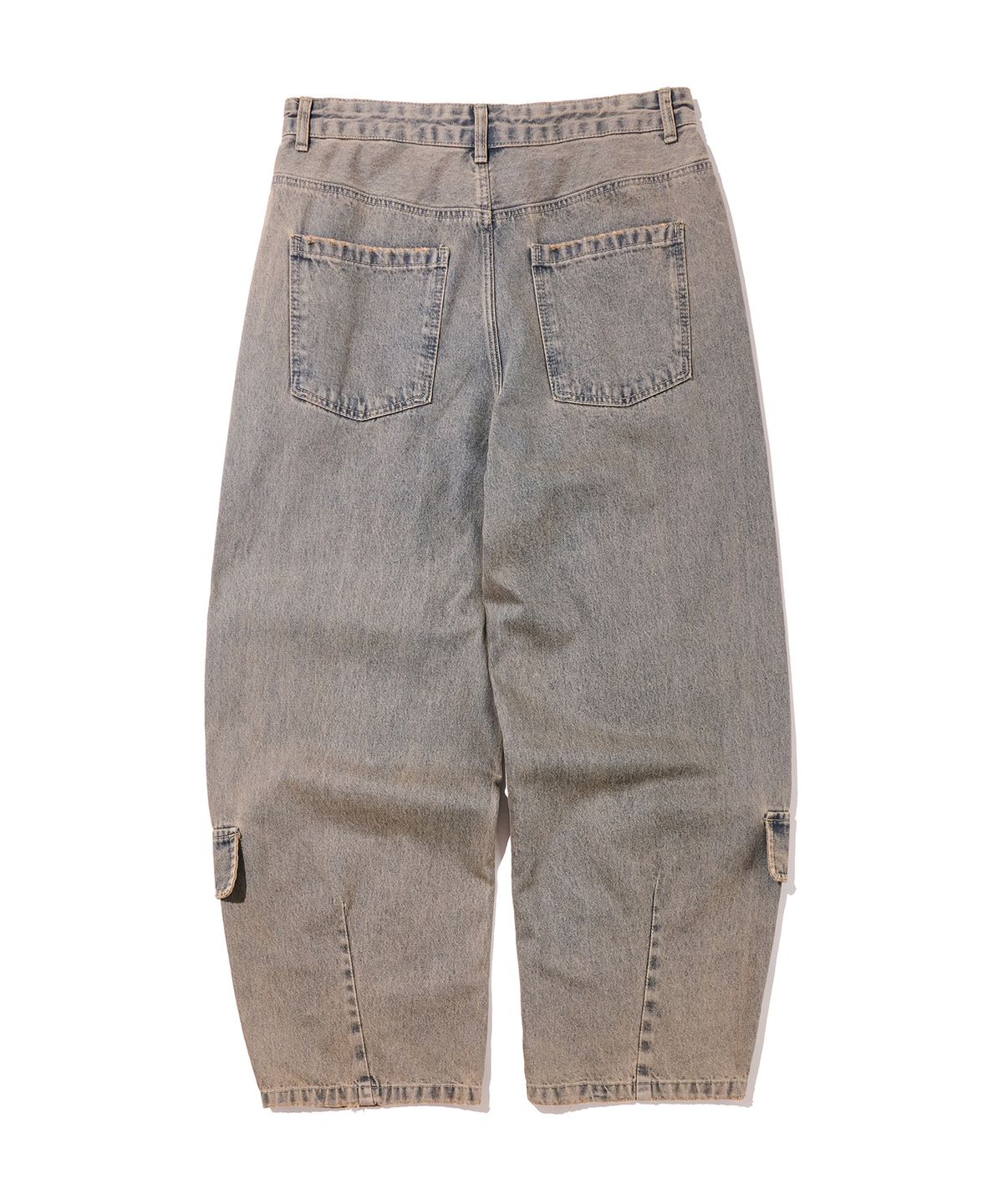 논타입(NONTYPE) LOW FLAP CUT-OFF DENIM (VINTAGE BLUE)
