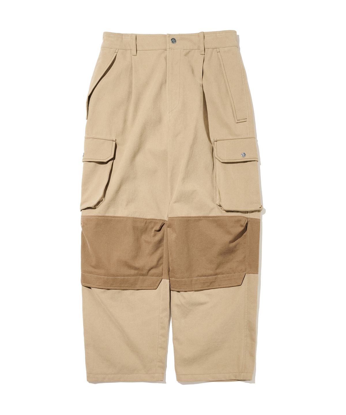 논타입(NONTYPE) CONTRAST FIREMAN CARGO PANTS (BEIGE)