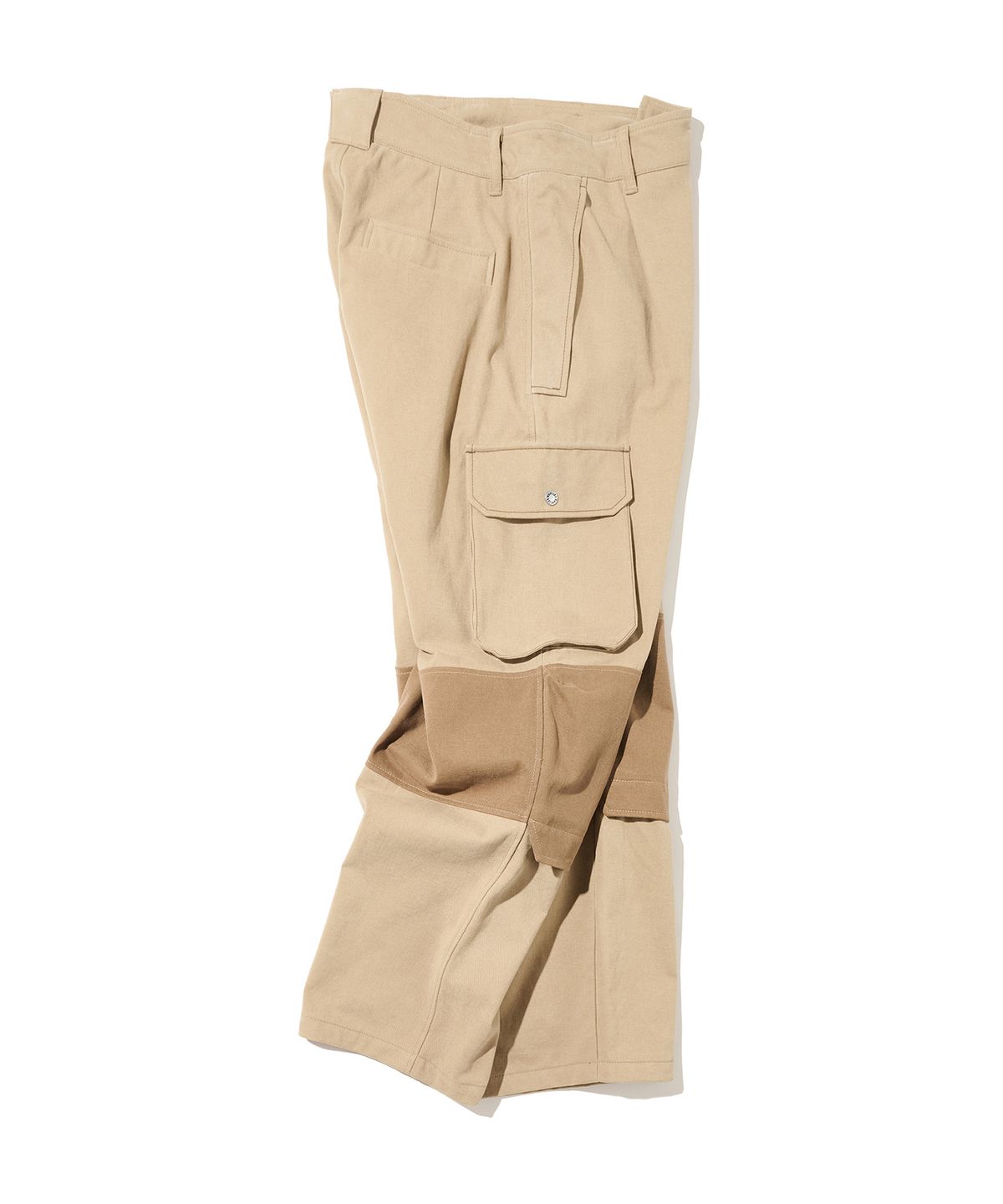 논타입(NONTYPE) CONTRAST FIREMAN CARGO PANTS (BEIGE)