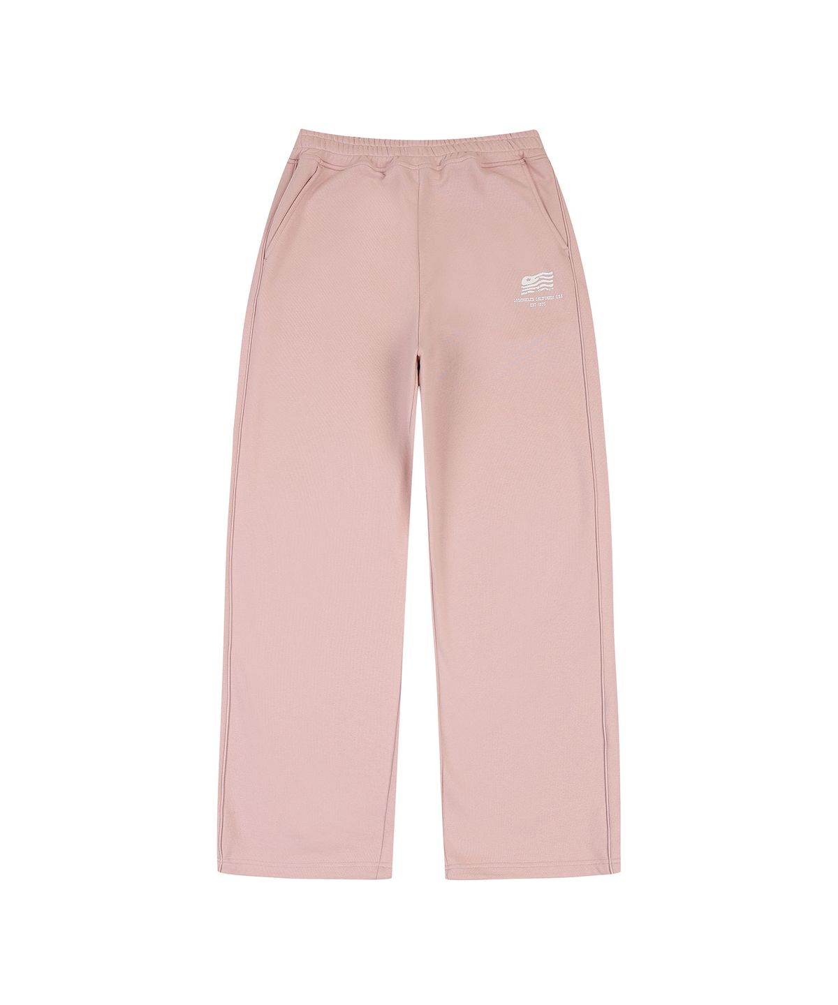 아웃도어 프로덕츠(OUTDOOR PRODUCTS) W FLAG GRAPHIC WIDE PANTS (LIGHT PINK)