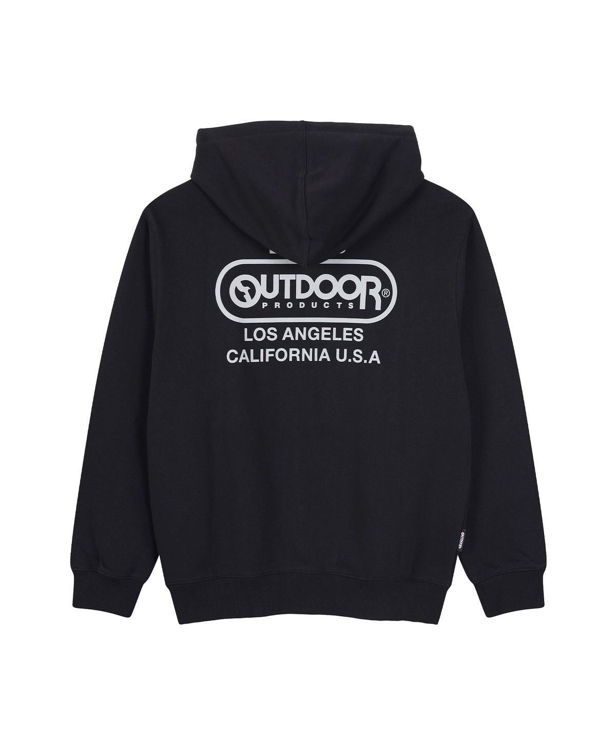 아웃도어 프로덕츠(OUTDOOR PRODUCTS) MULTI LOGO ZIP-UP HOODIE (BLACK)